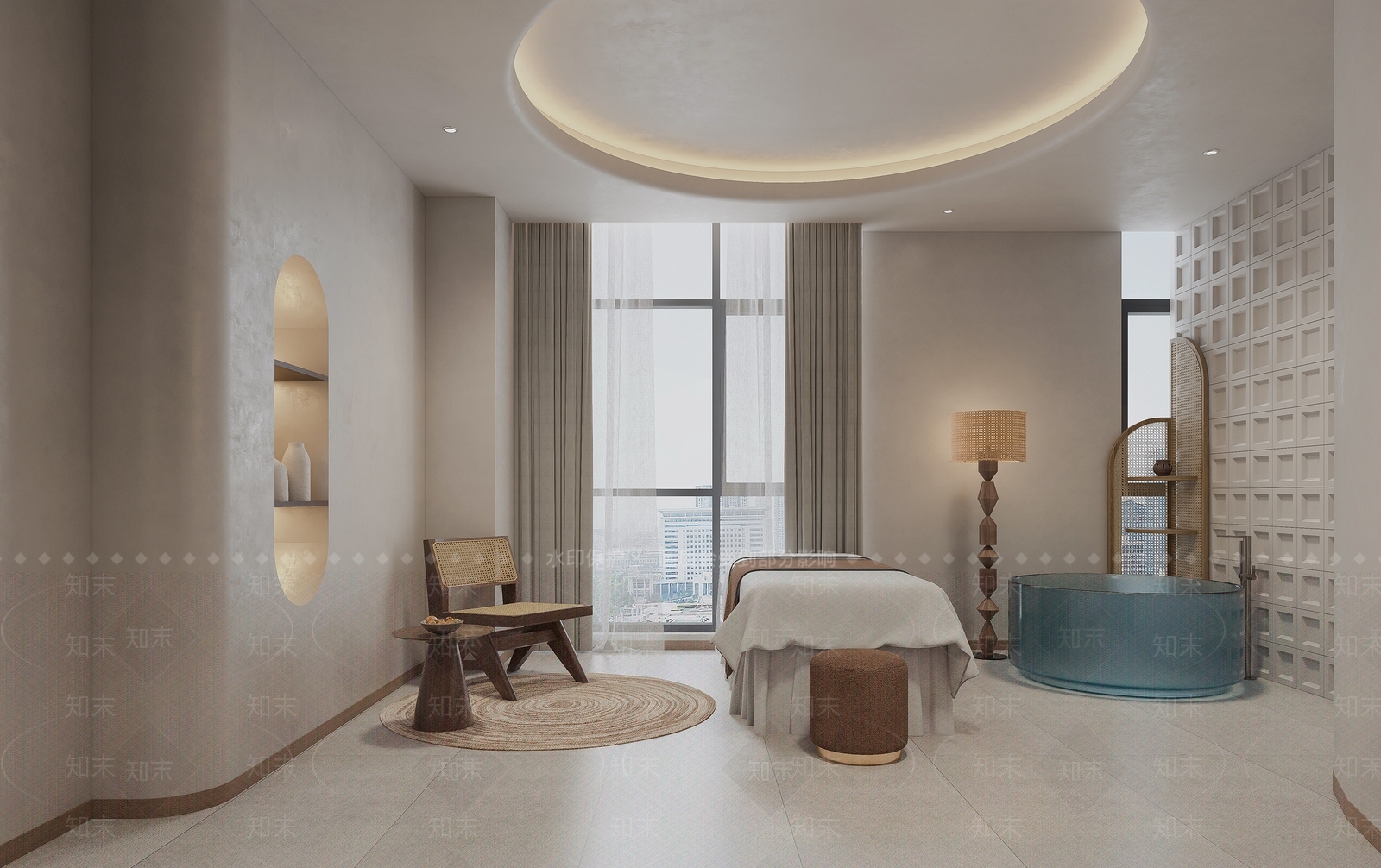 养生SPA馆3D模型下载【ID:1144844205】