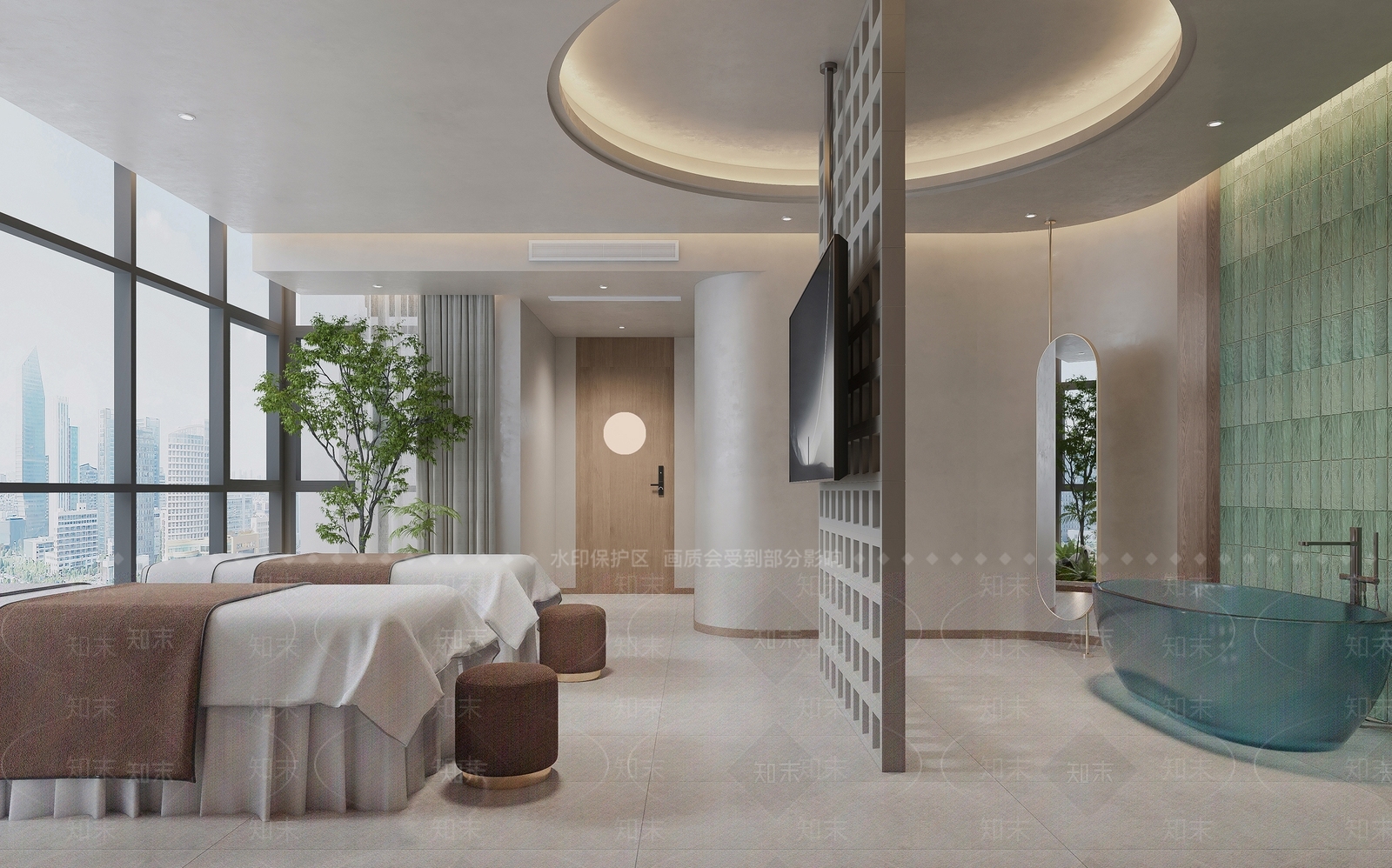 养生SPA馆3D模型下载【ID:1144845949】