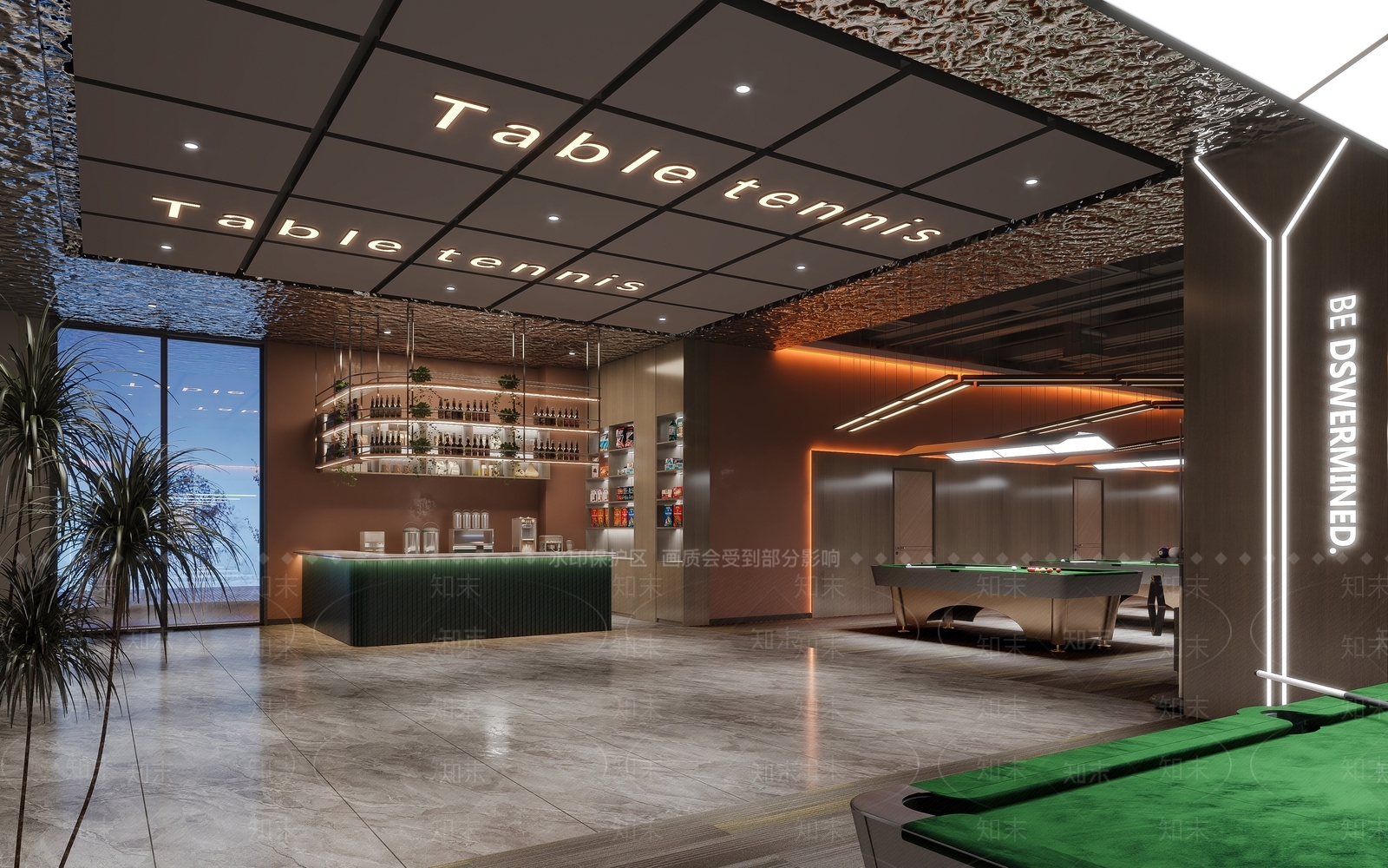 高级台球大厅3D模型下载【ID:1144861914】