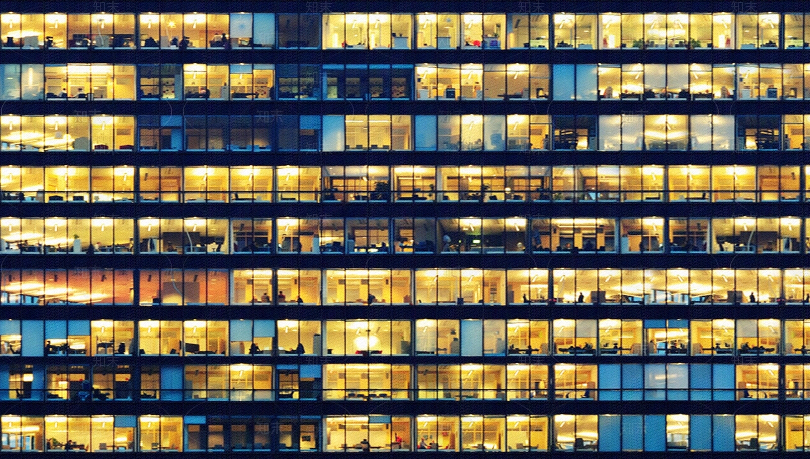 现代建筑外立面夜晚窗户贴图下载【ID:1144875161】