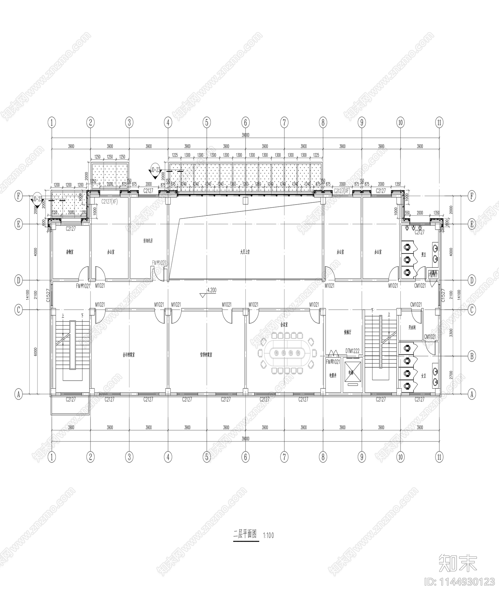 建筑幕墙节点cad施工图下载【ID:1144930123】