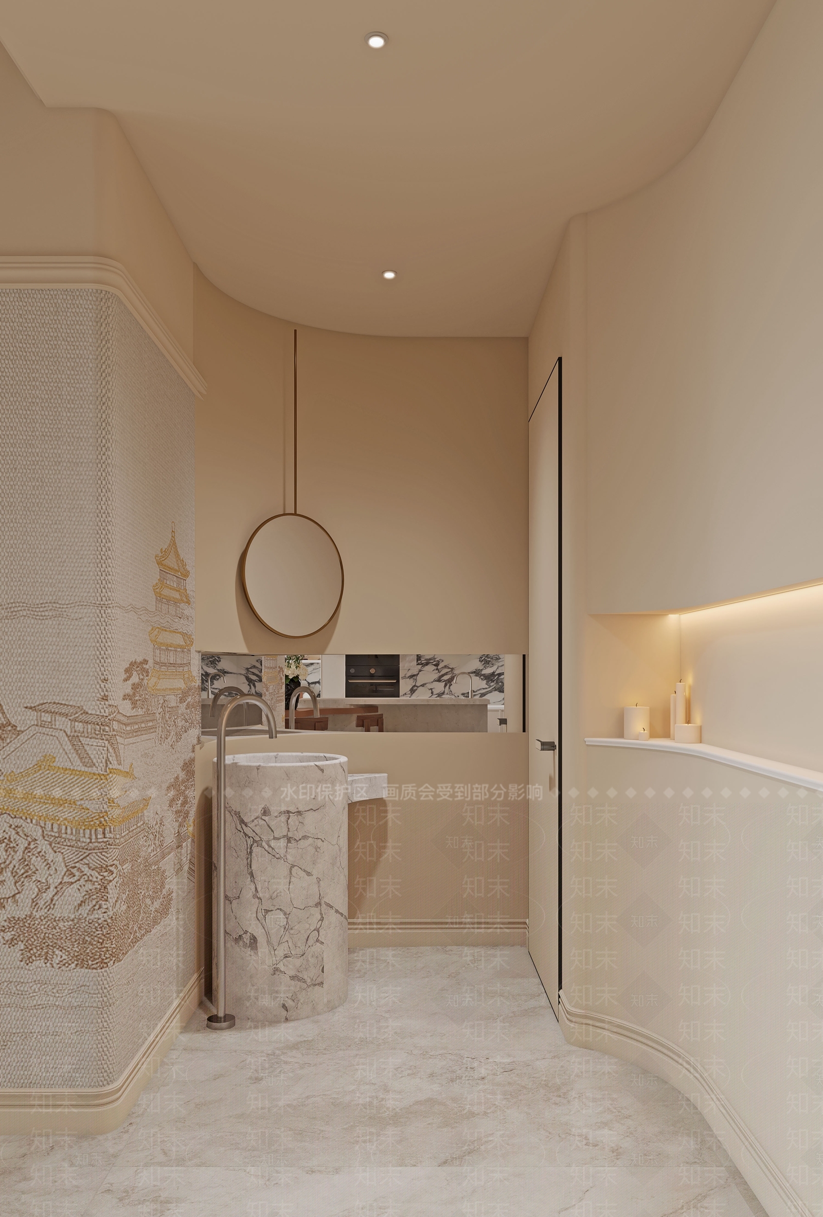 现代洗手台3D模型下载【ID:1144941182】