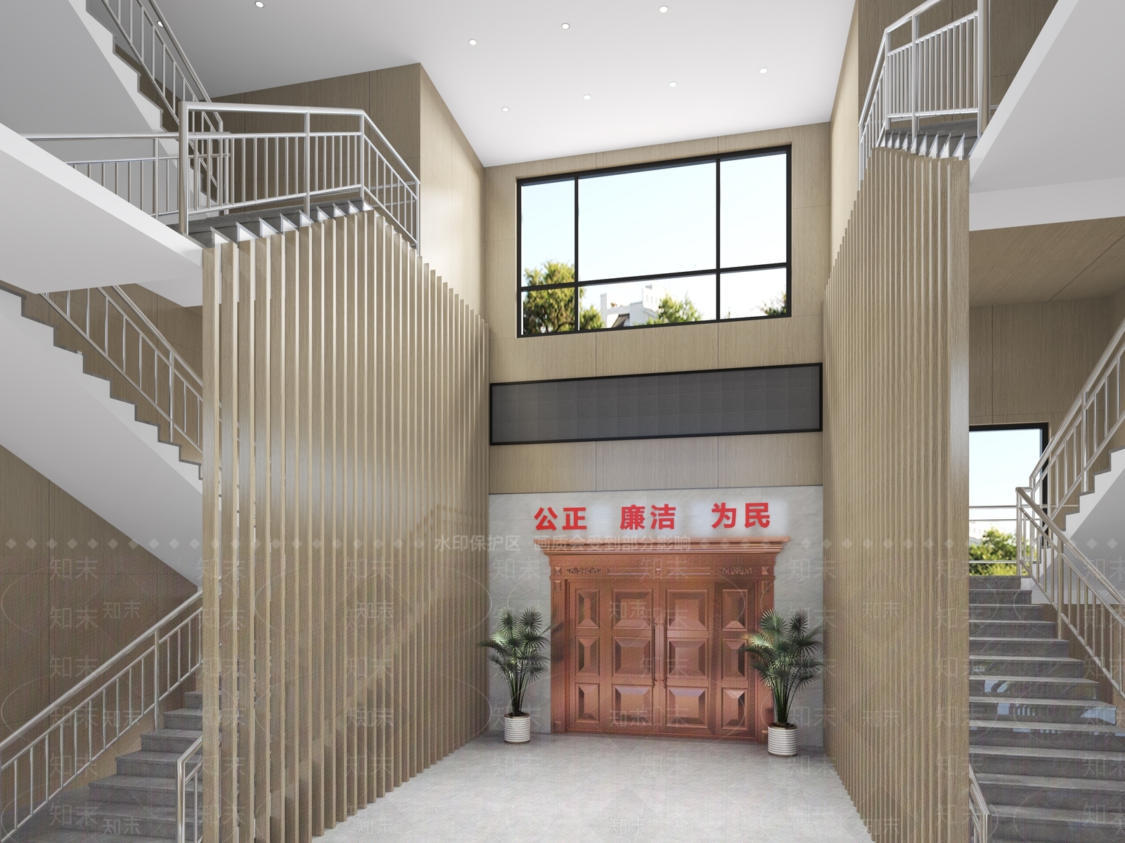 现代党建空间3D模型下载【ID:1144957243】