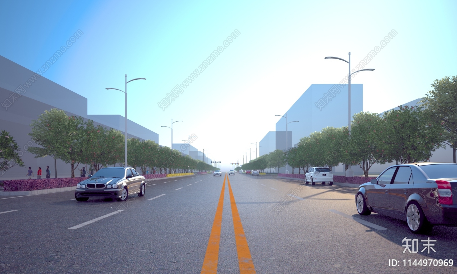 景观道路3D模型下载【ID:1144970969】