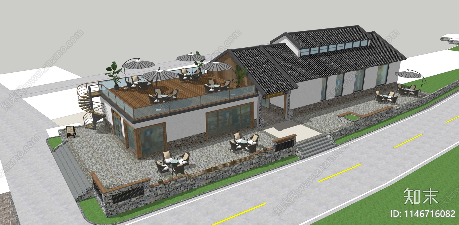 文化书屋建筑施工图下载【ID:1146716082】