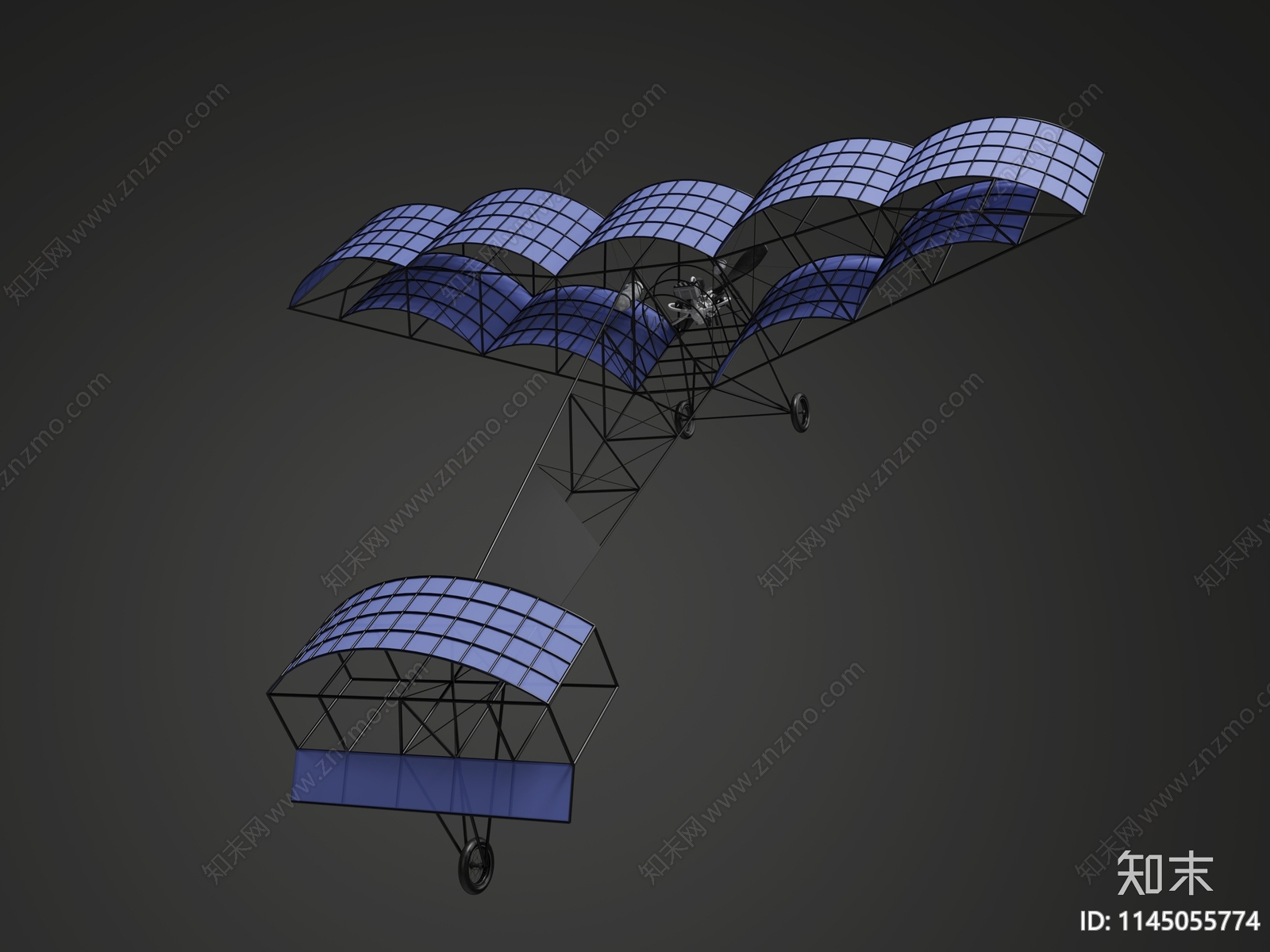 飞机模型3D模型下载【ID:1145055774】