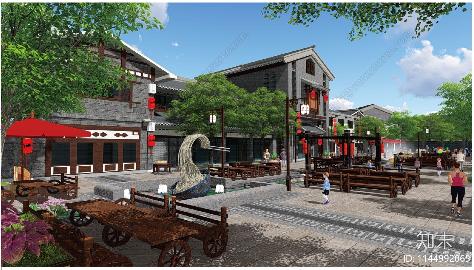 驻马店皇家驿站A1地块景观设计方案文本下载【ID:1144992065】
