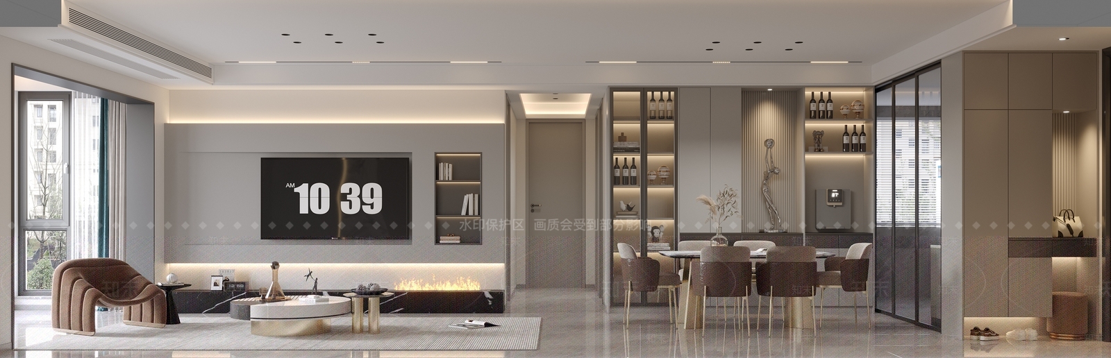 现代阳台3D模型下载【ID:1214028022】