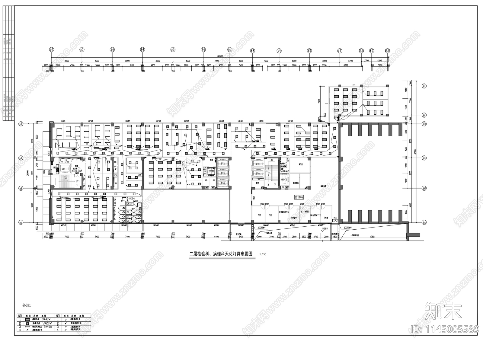 医用实验室检验科和病理科装修图cad施工图下载【ID:1145005589】