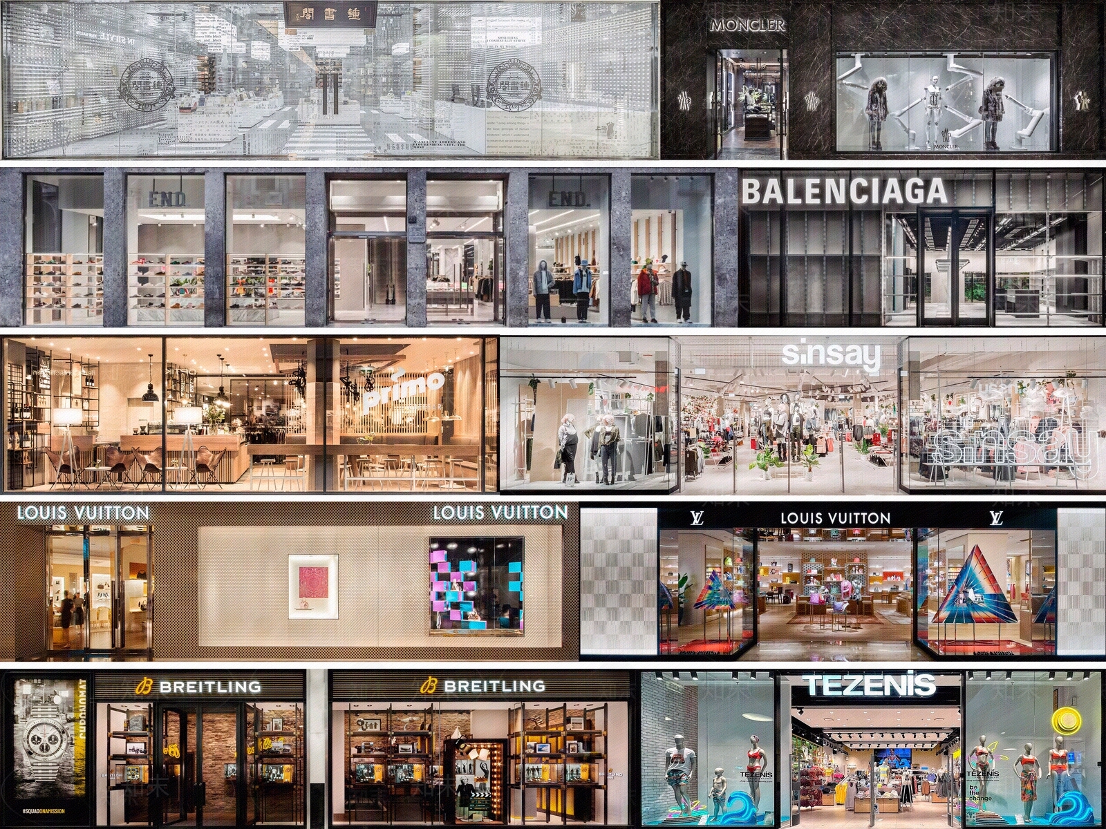 商场店铺门面贴图贴图下载【ID:1145016299】