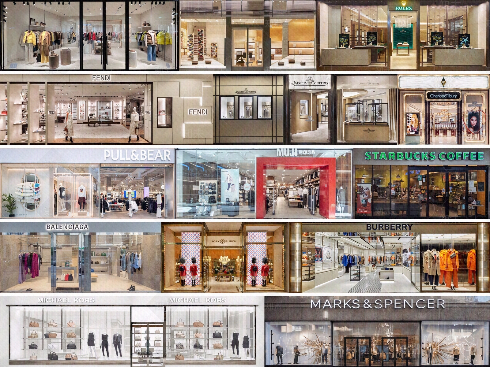 商场店铺门面贴图贴图下载【ID:1145016359】