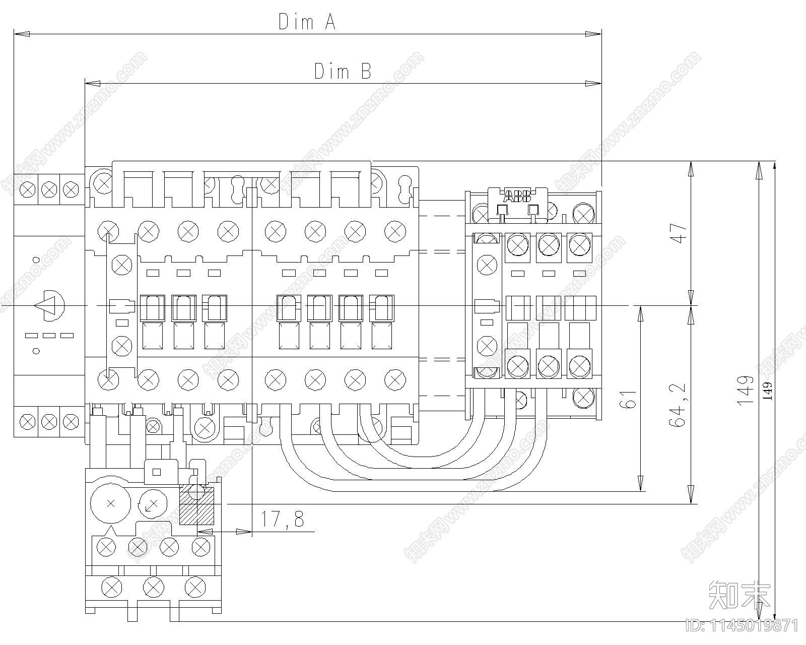 常用电源电气施工图下载【ID:1145019871】