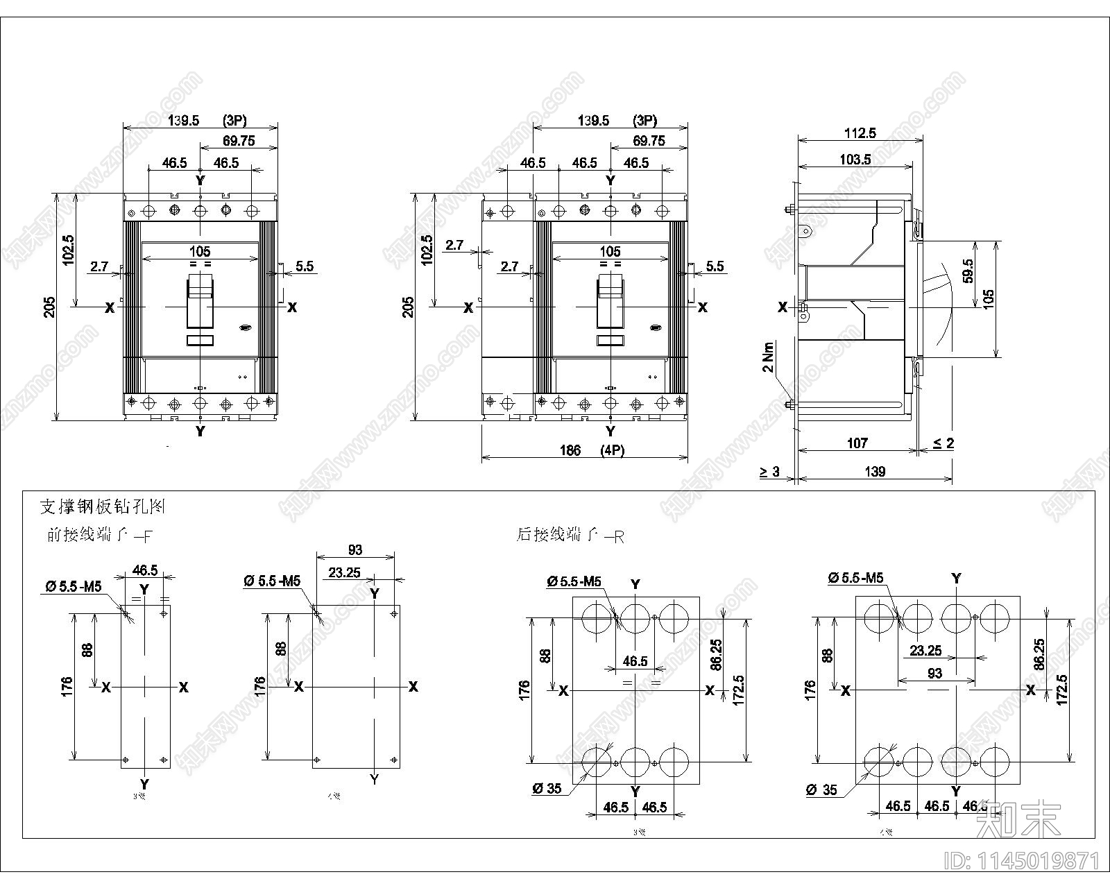 常用电源电气施工图下载【ID:1145019871】