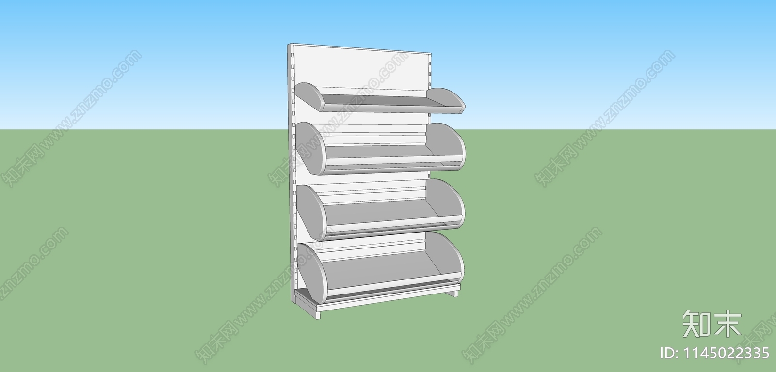 现代展架SU模型下载【ID:1145022335】