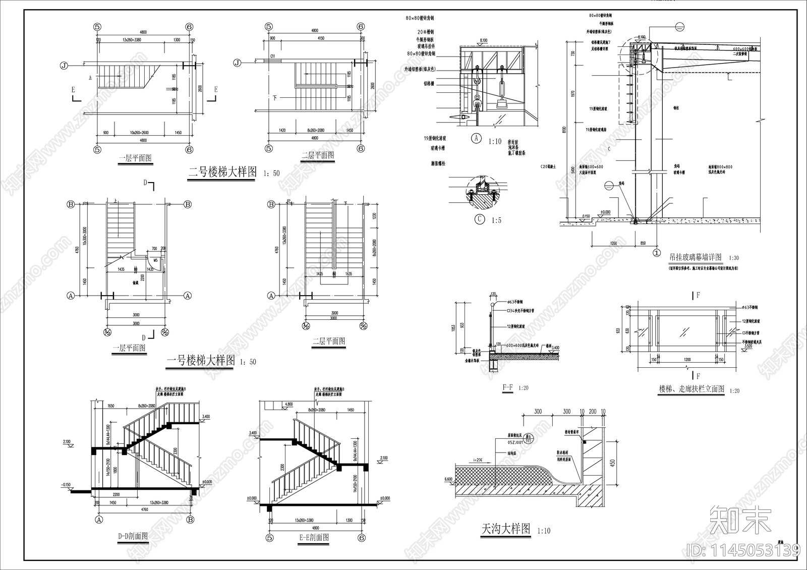 汽车维修车间建筑cad施工图下载【ID:1145053139】