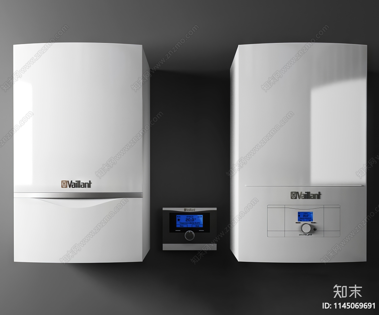 vaillant现代威能热水器3D模型下载【ID:1145069691】