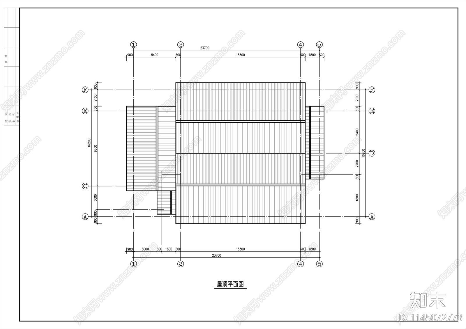 中式风格公共厕所建筑图cad施工图下载【ID:1145072773】