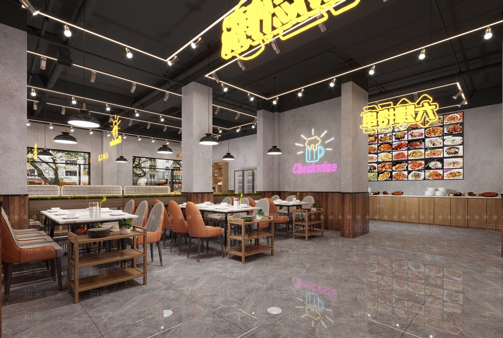 其他餐饮空间3D模型下载【ID:1214030307】