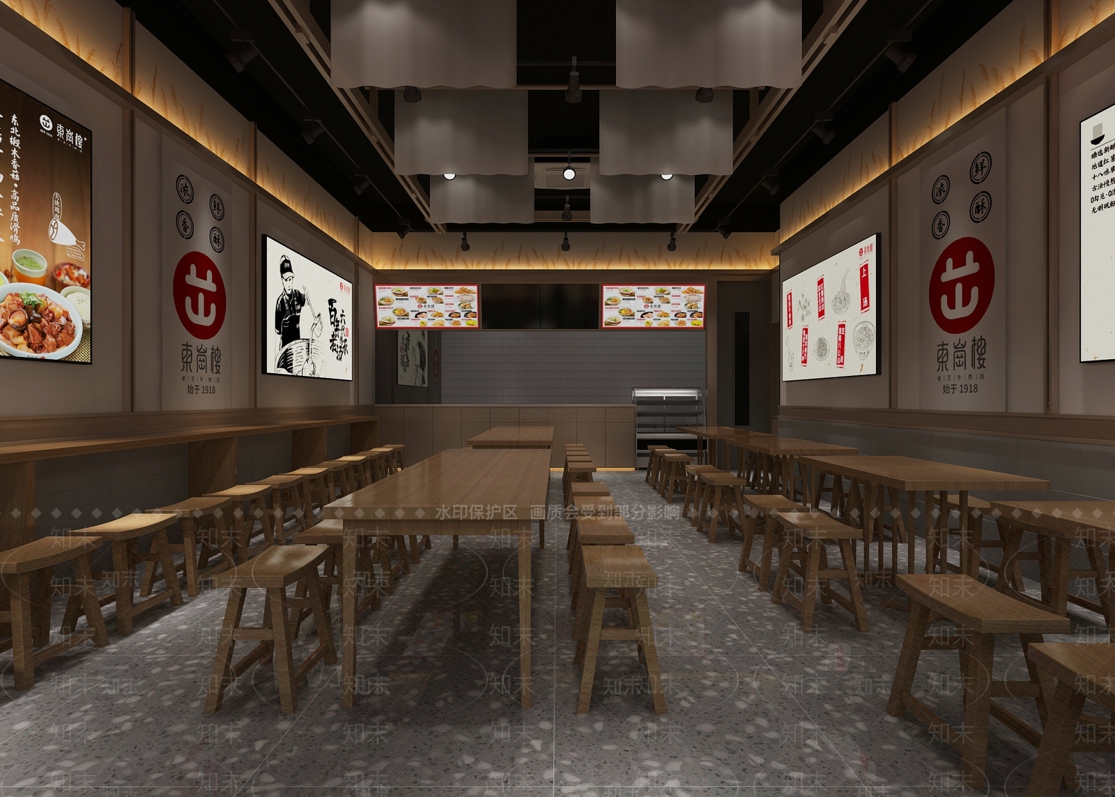 快餐店3D模型下载【ID:1214031161】