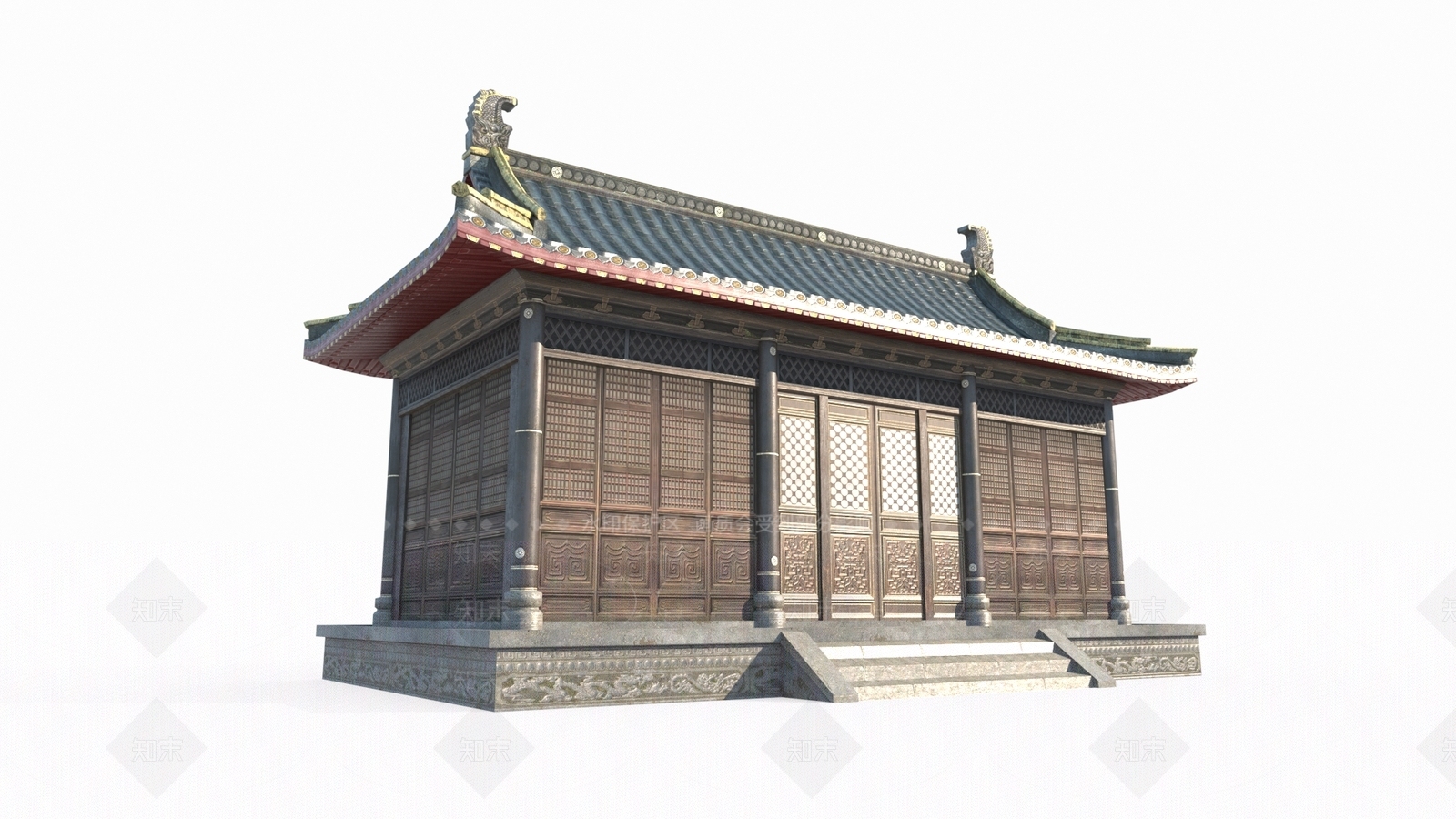 古建筑房屋民房3D模型下载【ID:1145087780】