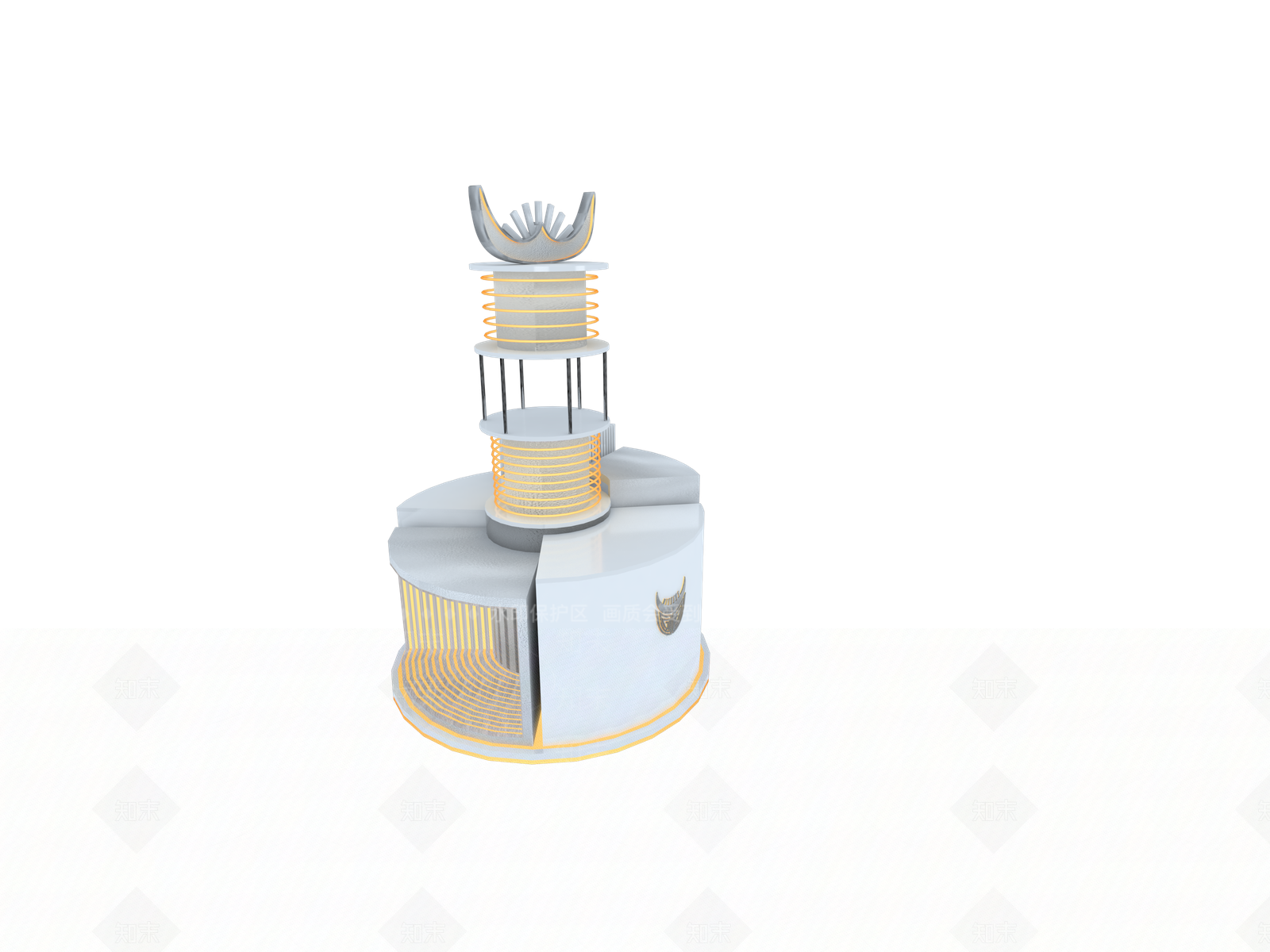 苗银展台展柜3D模型下载【ID:1145087717】