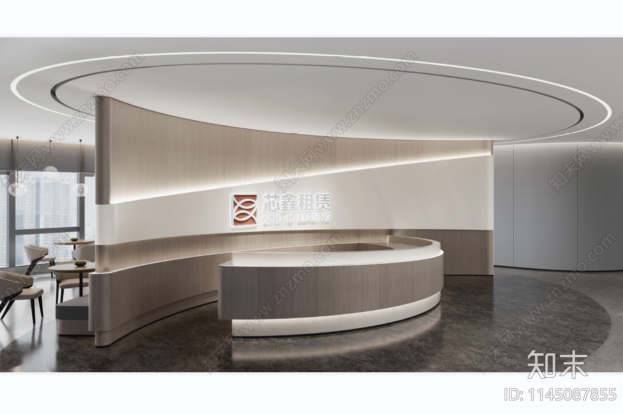 2200m²企业办公室平面cad施工图下载【ID:1145087855】