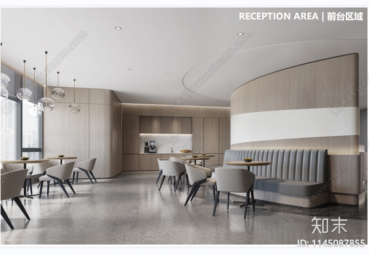 2200m²企业办公室平面施工图下载【ID:1145087855】