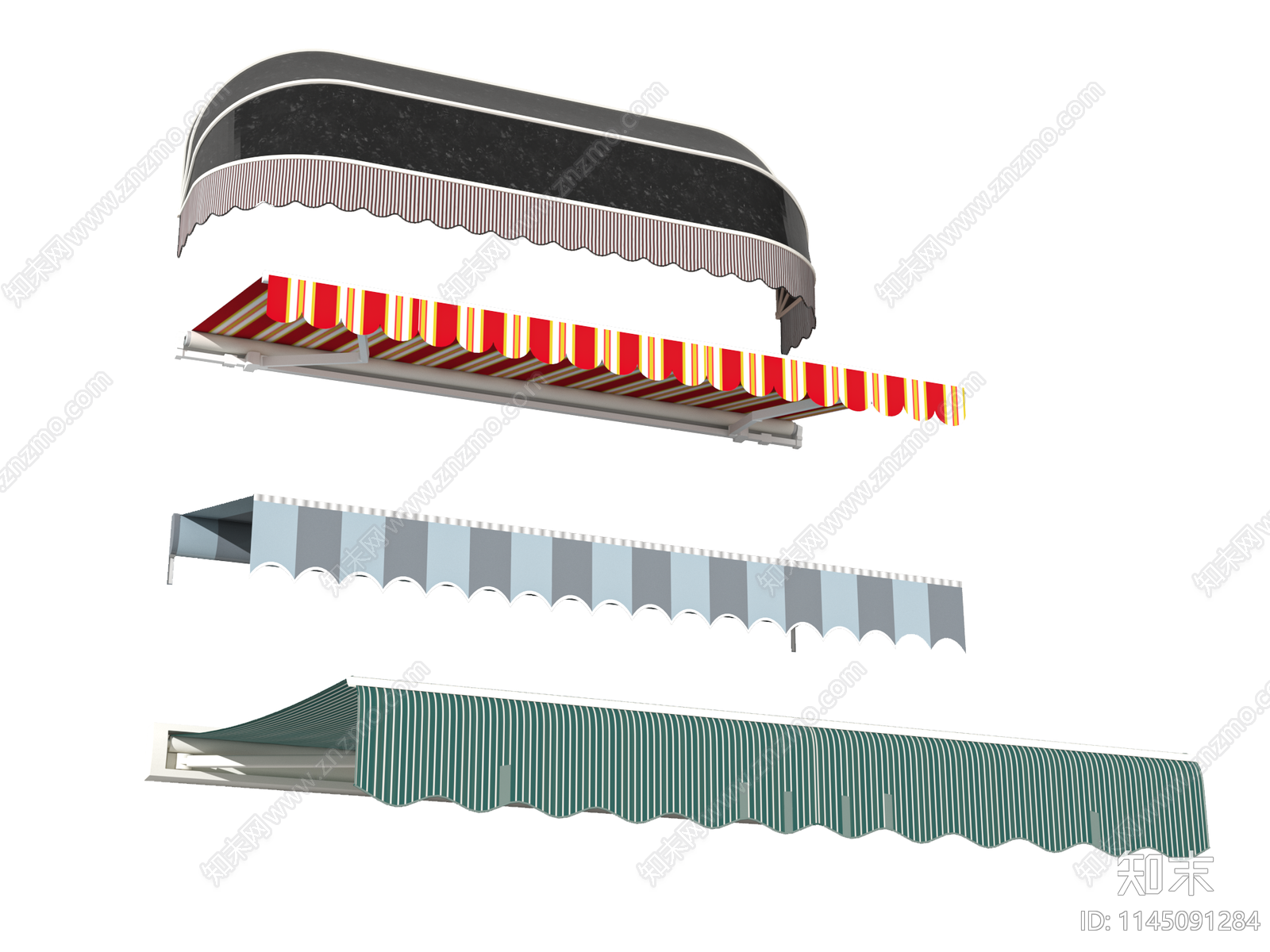 遮阳棚3D模型下载【ID:1145091284】