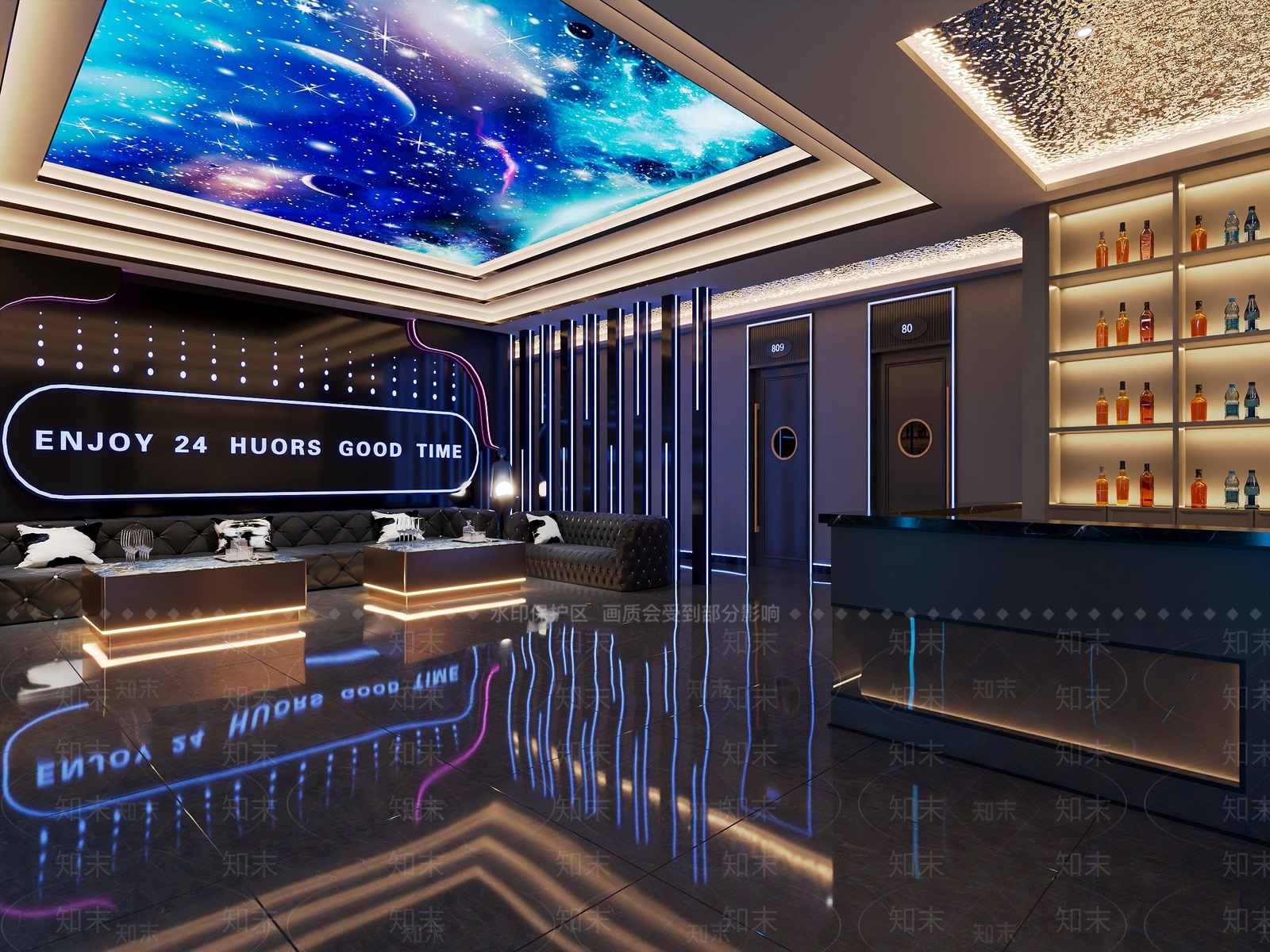 酒吧3D模型下载【ID:1214031981】