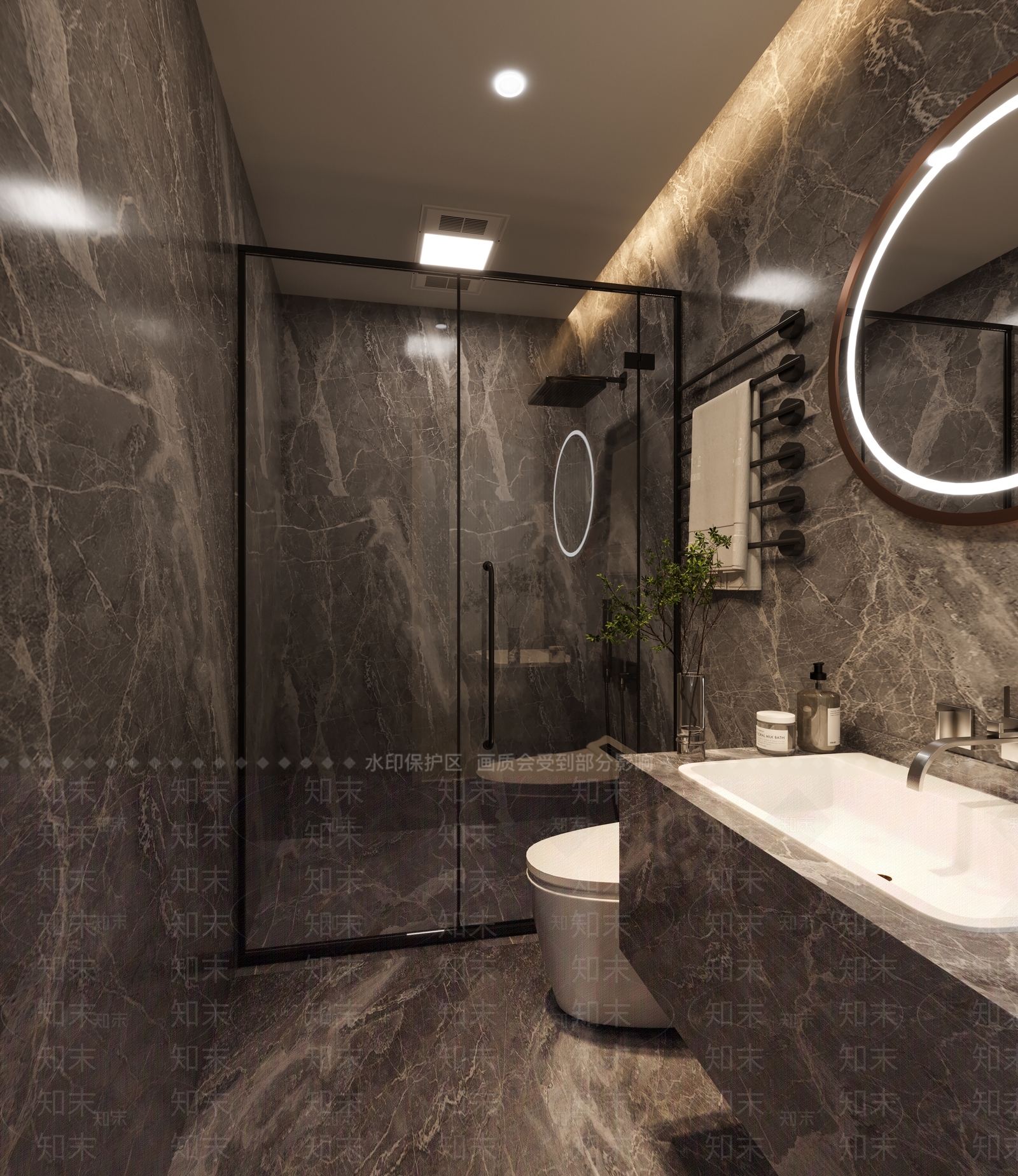 现代单身公寓3D模型下载【ID:1145108522】