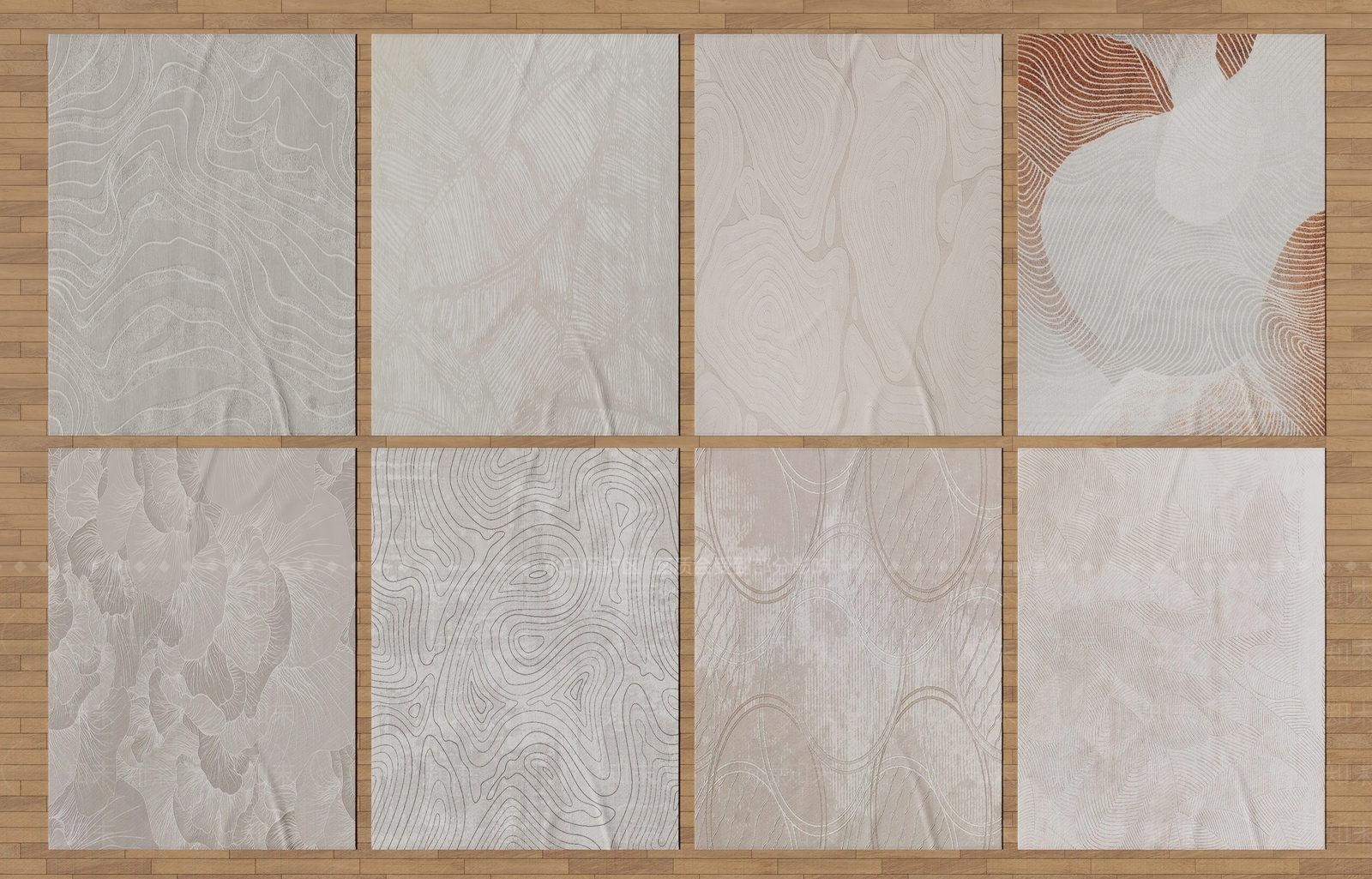 现代地毯3d模型3D模型下载【ID:1145109733】