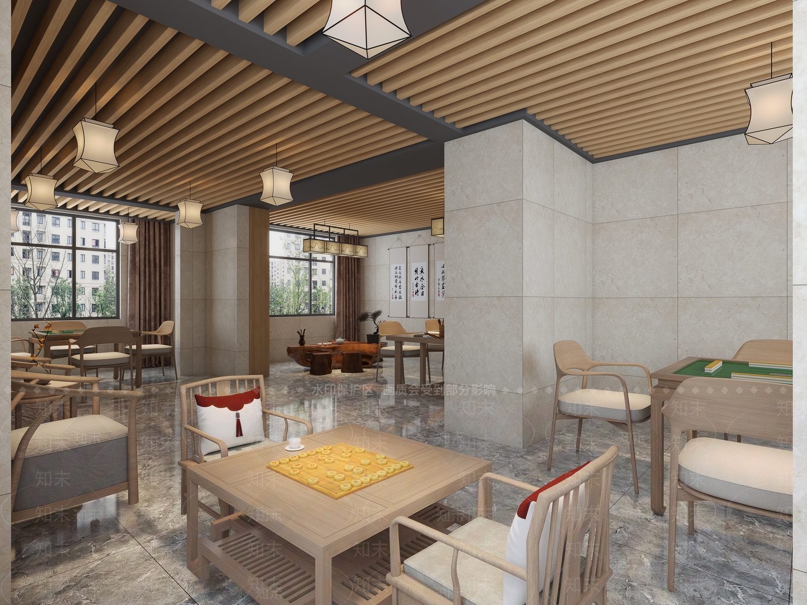 休闲接待中心3D模型下载【ID:1145113009】