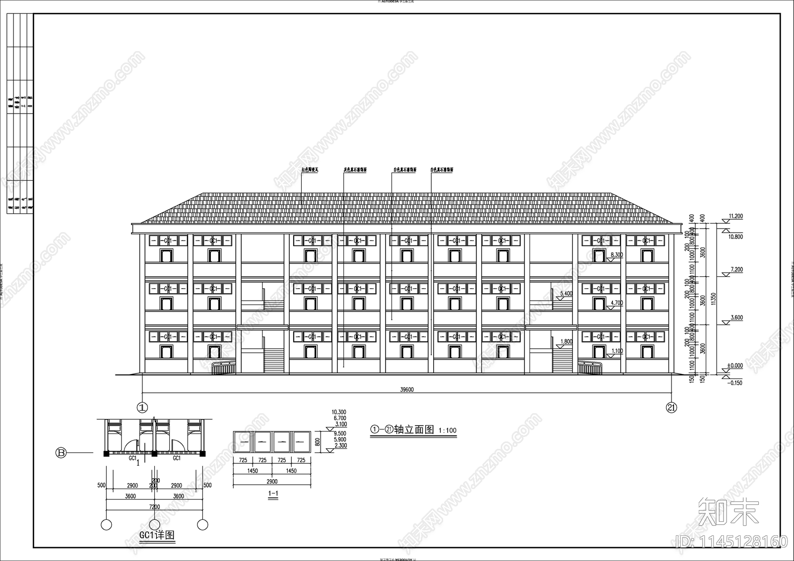 中学学生宿舍详图施工图下载【ID:1145128160】