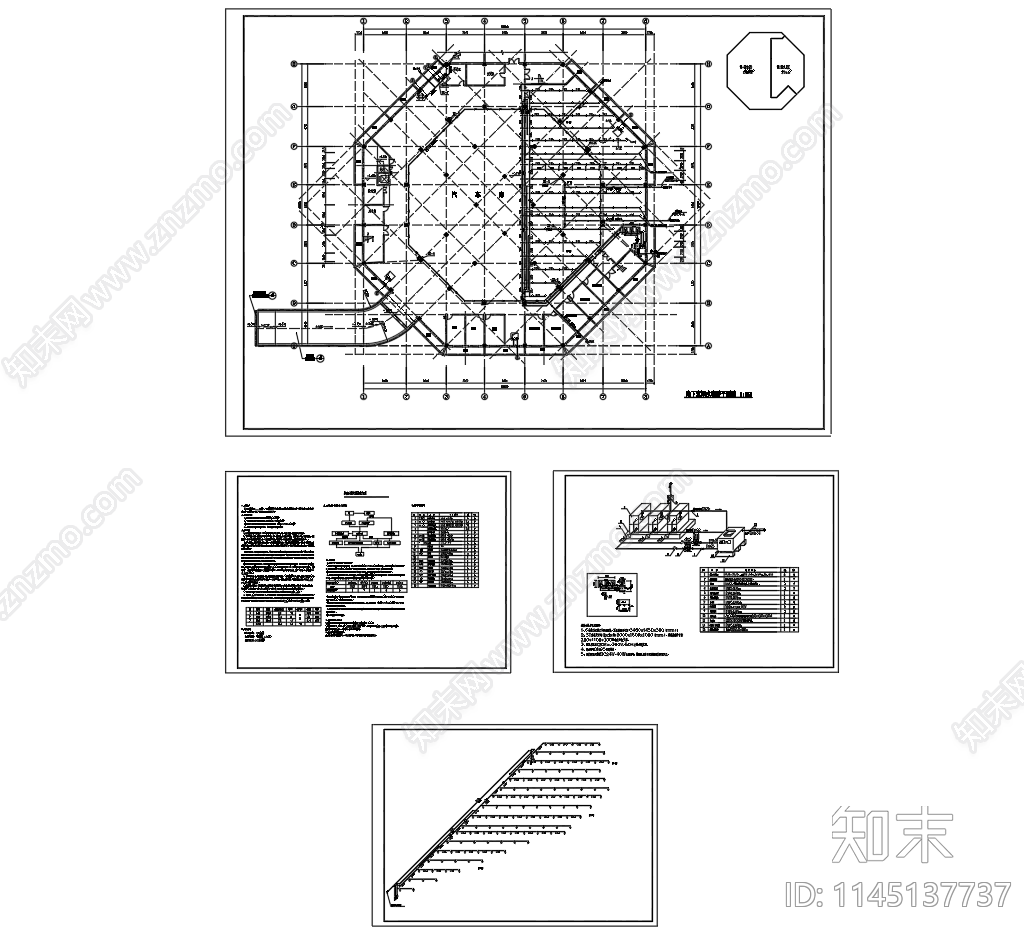 高压细水雾灭火系统设计图cad施工图下载【ID:1145137737】