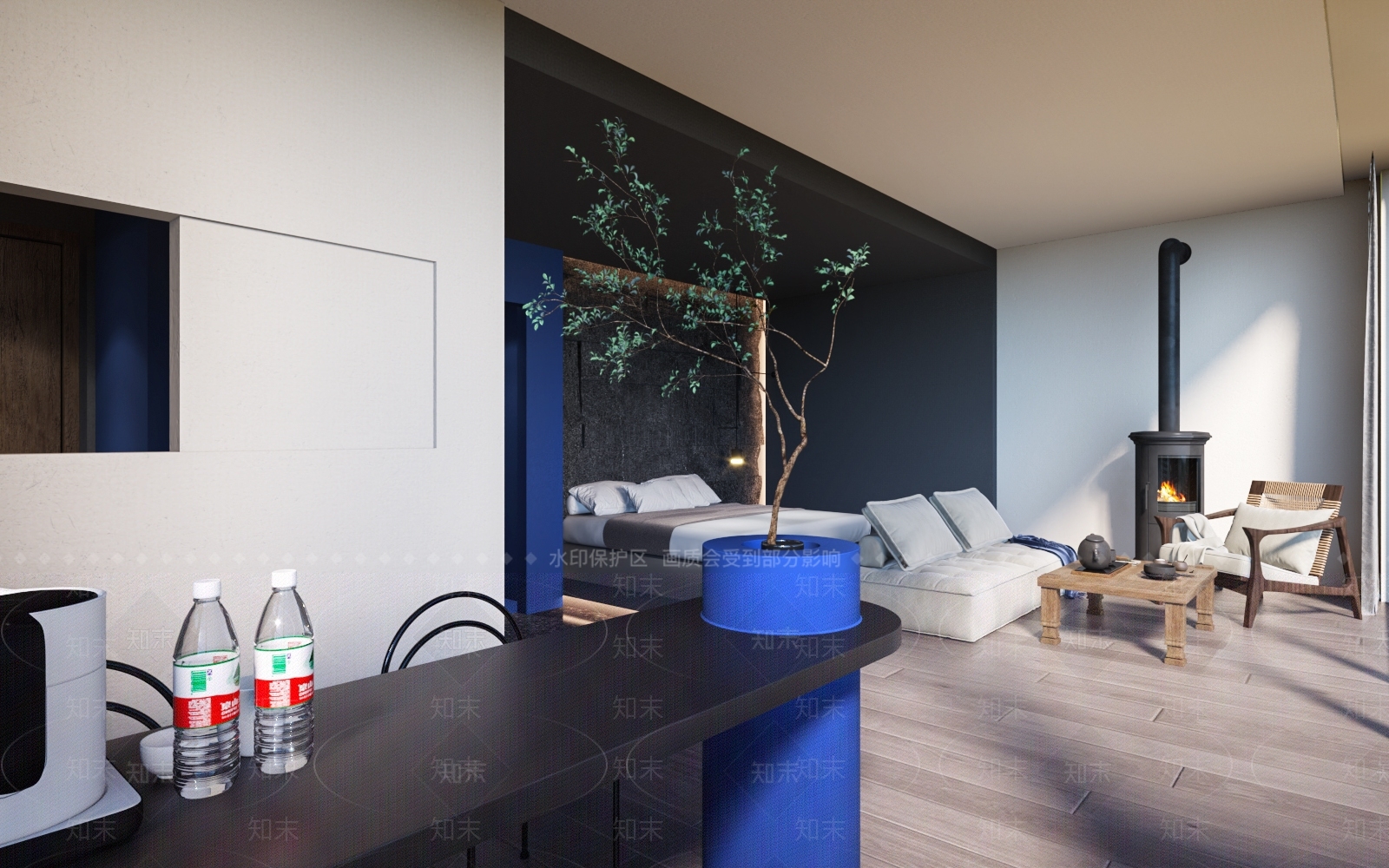 侘寂民宿3D模型下载【ID:1145142586】