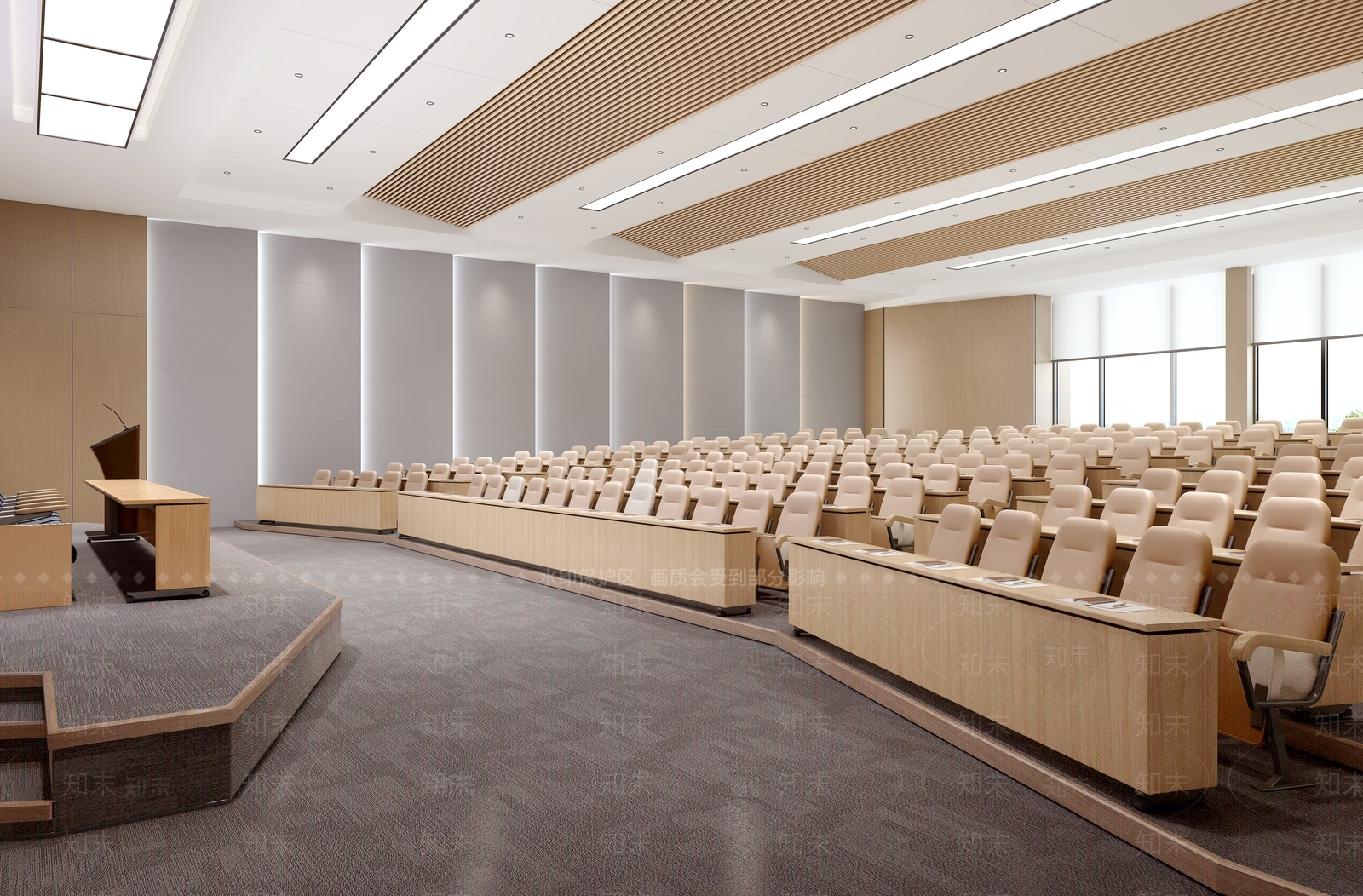 报告厅3D模型下载【ID:1214033891】