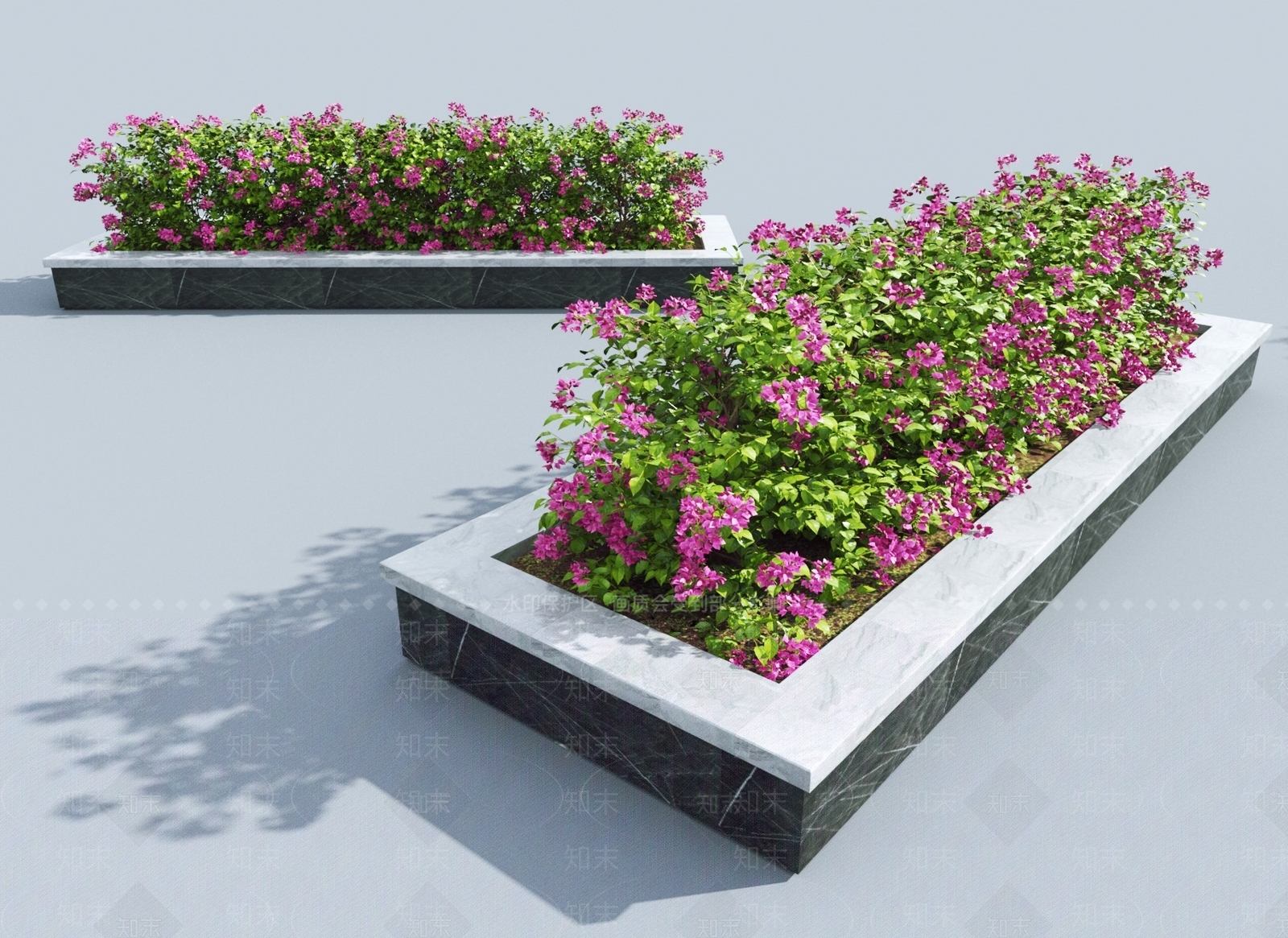 现代花坛3D模型下载【ID:1145143667】