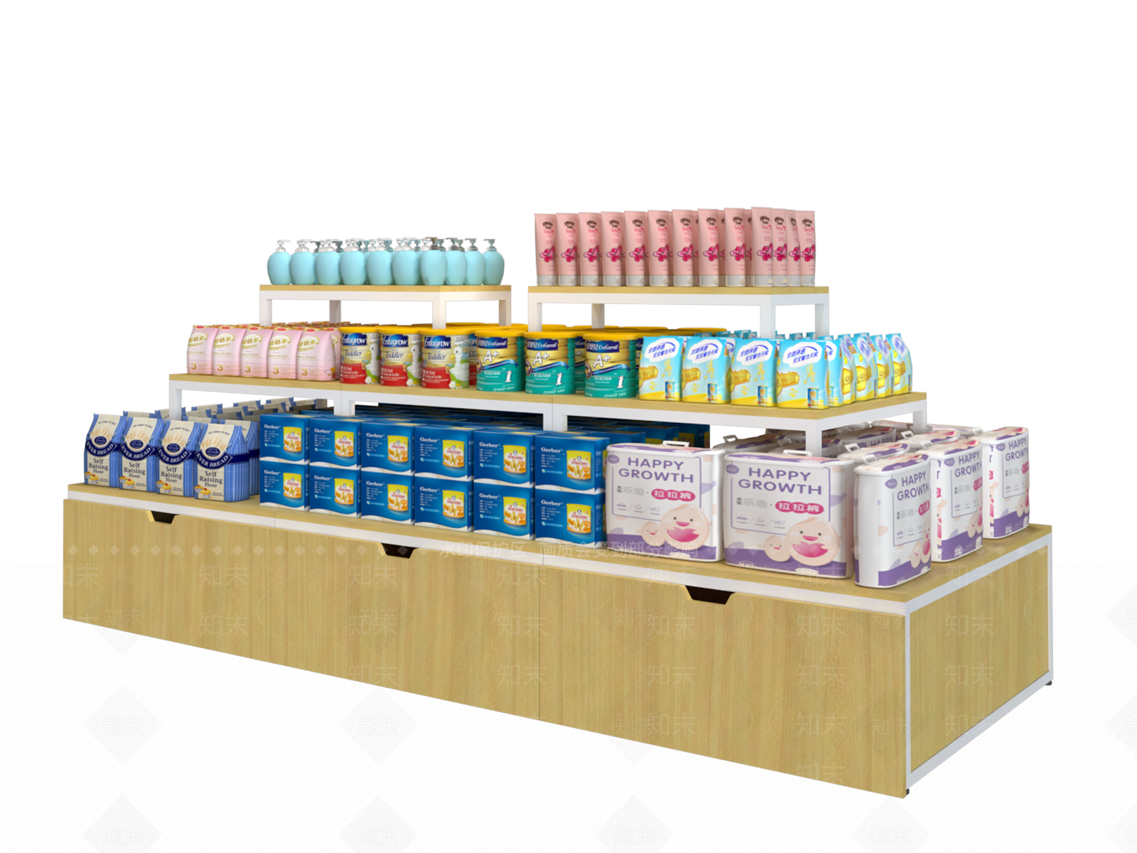 母婴店3D模型下载【ID:1145149927】
