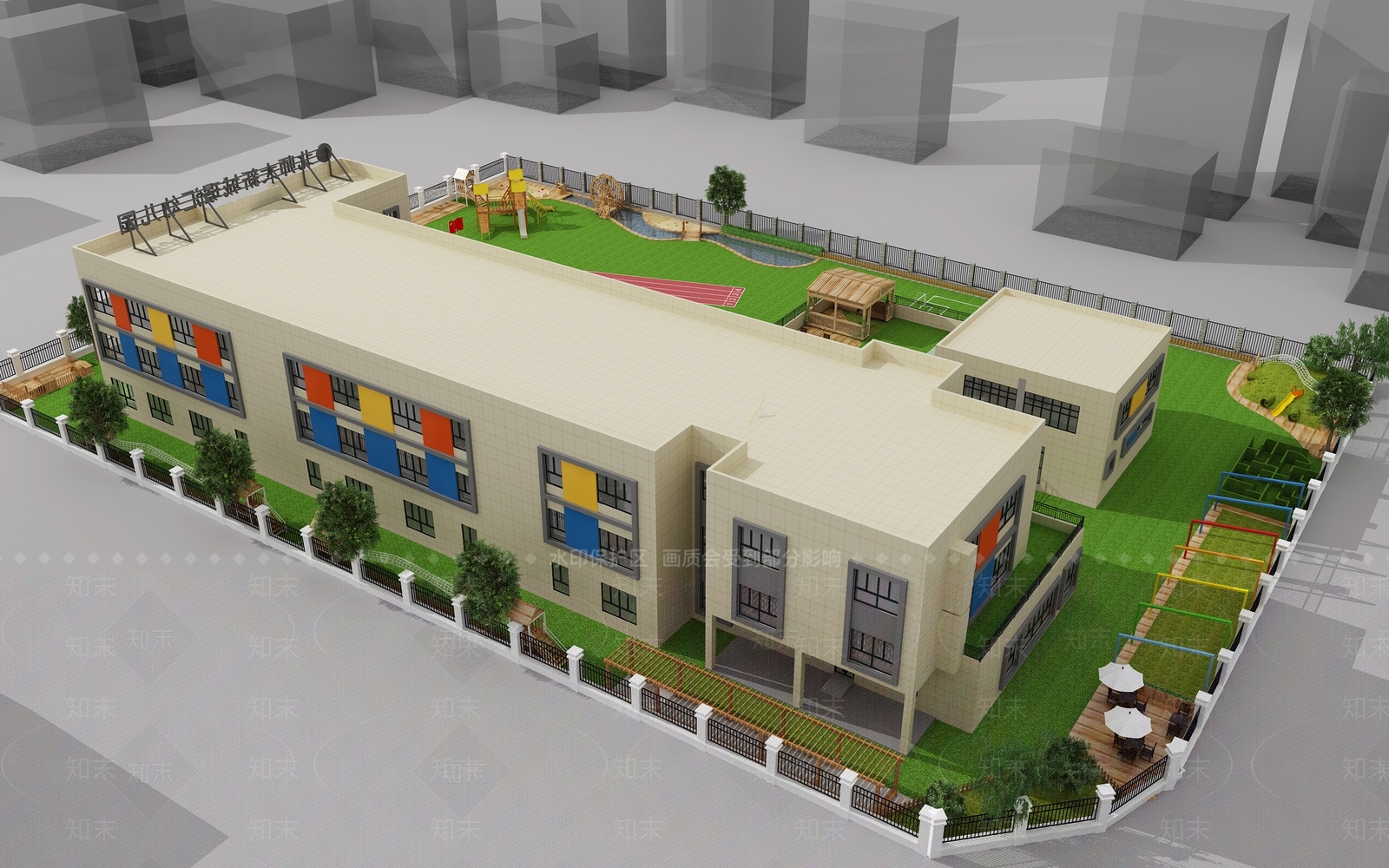 幼儿园3D模型下载【ID:1145152813】