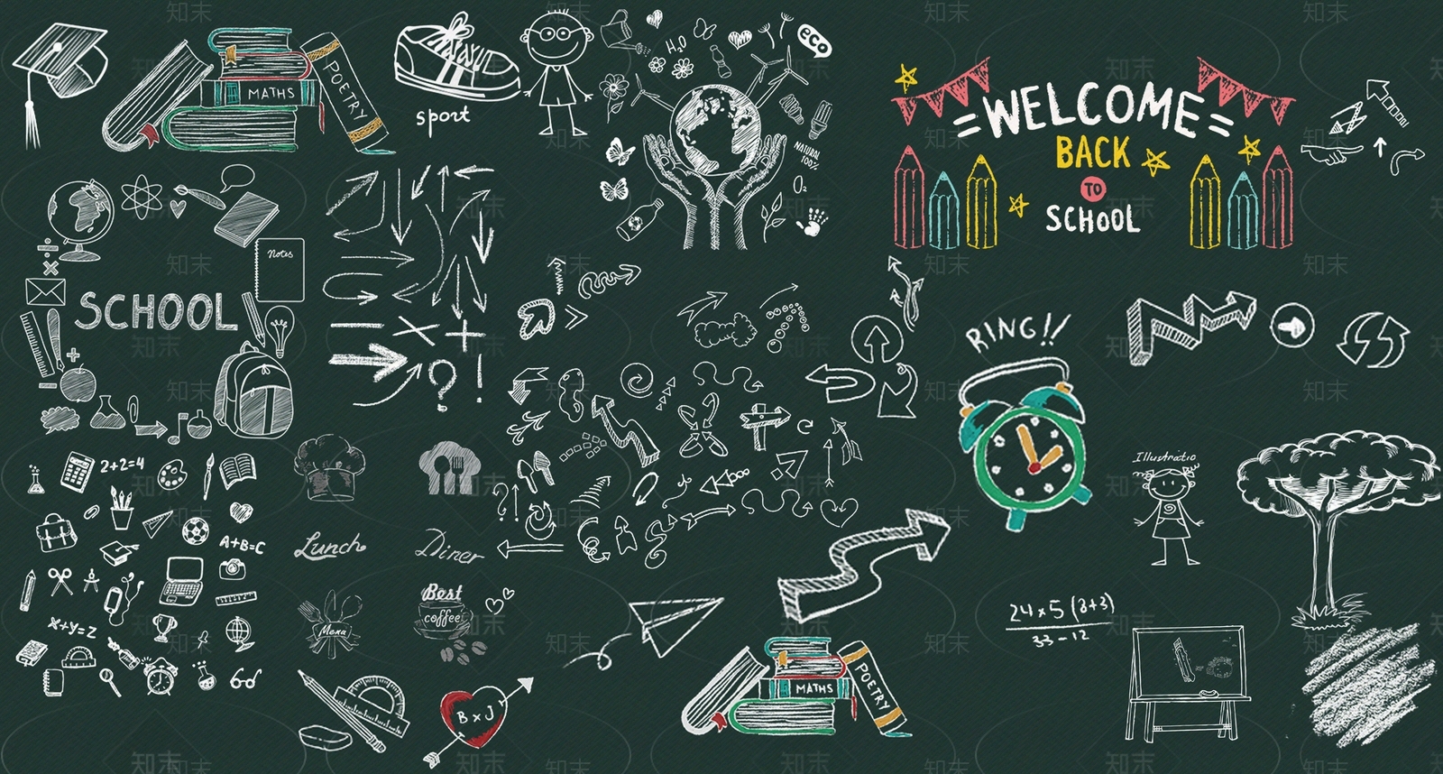 黑板字贴图下载【ID:1145165163】