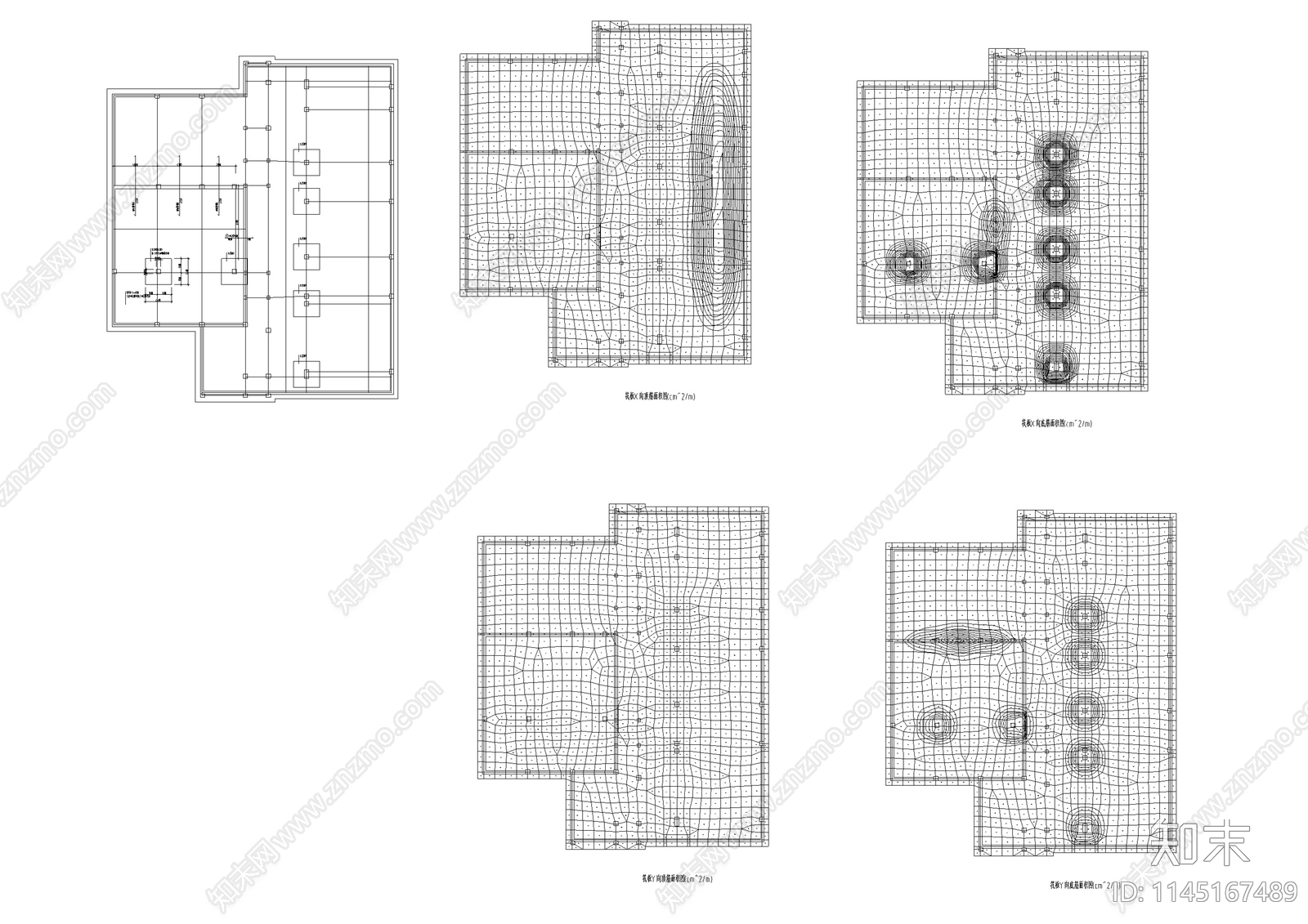 中式仿古街区建筑结构设计cad施工图下载【ID:1145167489】