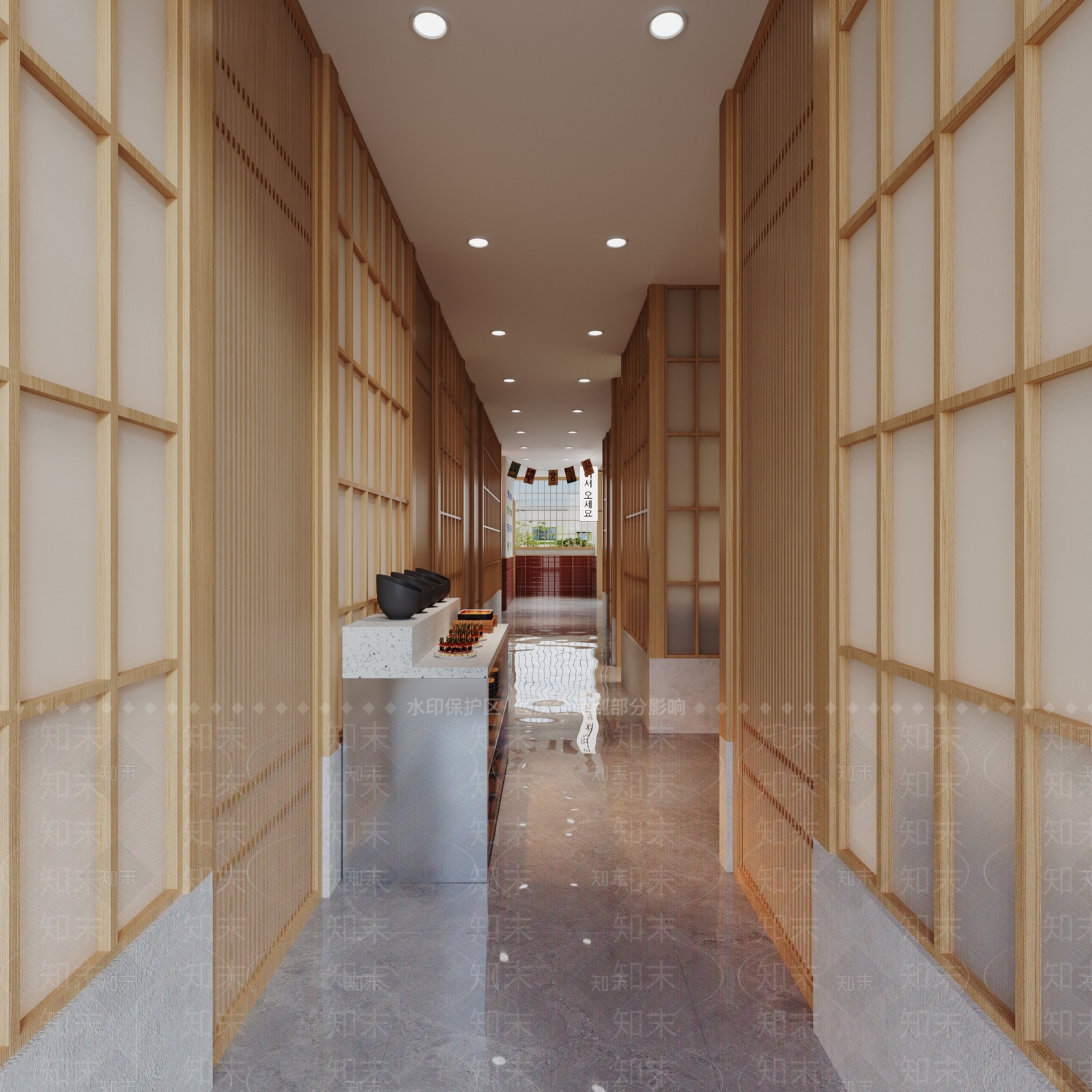 韩式火锅店烤肉店3D模型下载【ID:1145170292】