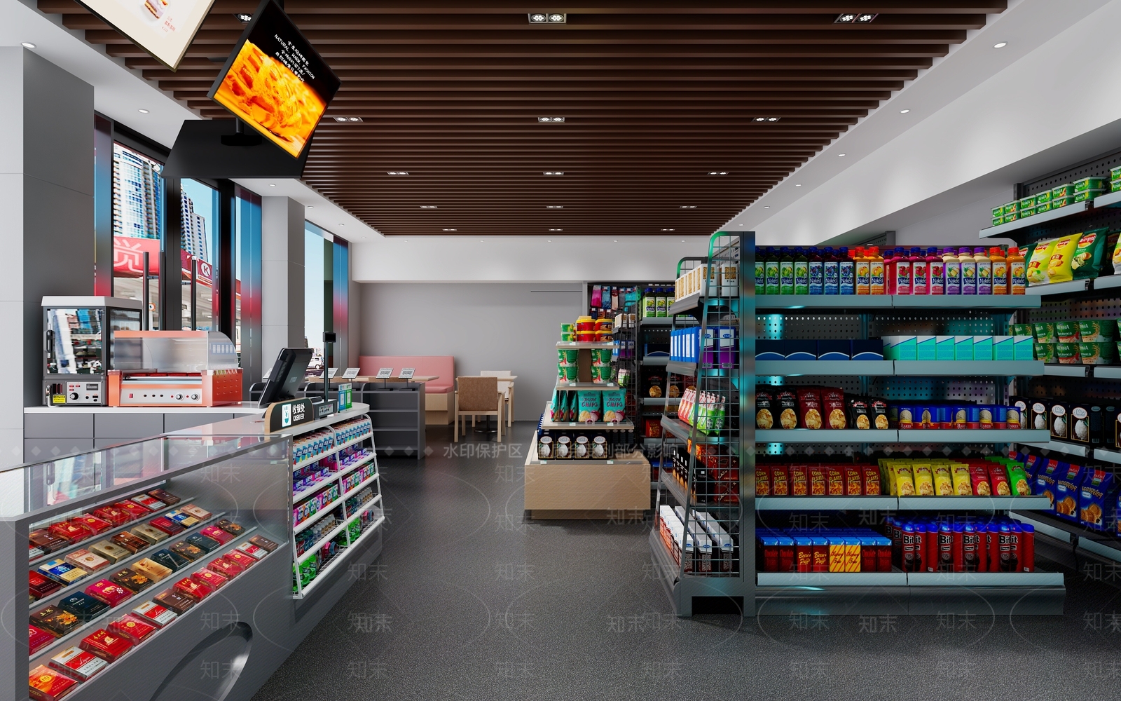 超市3D模型下载【ID:1214035143】