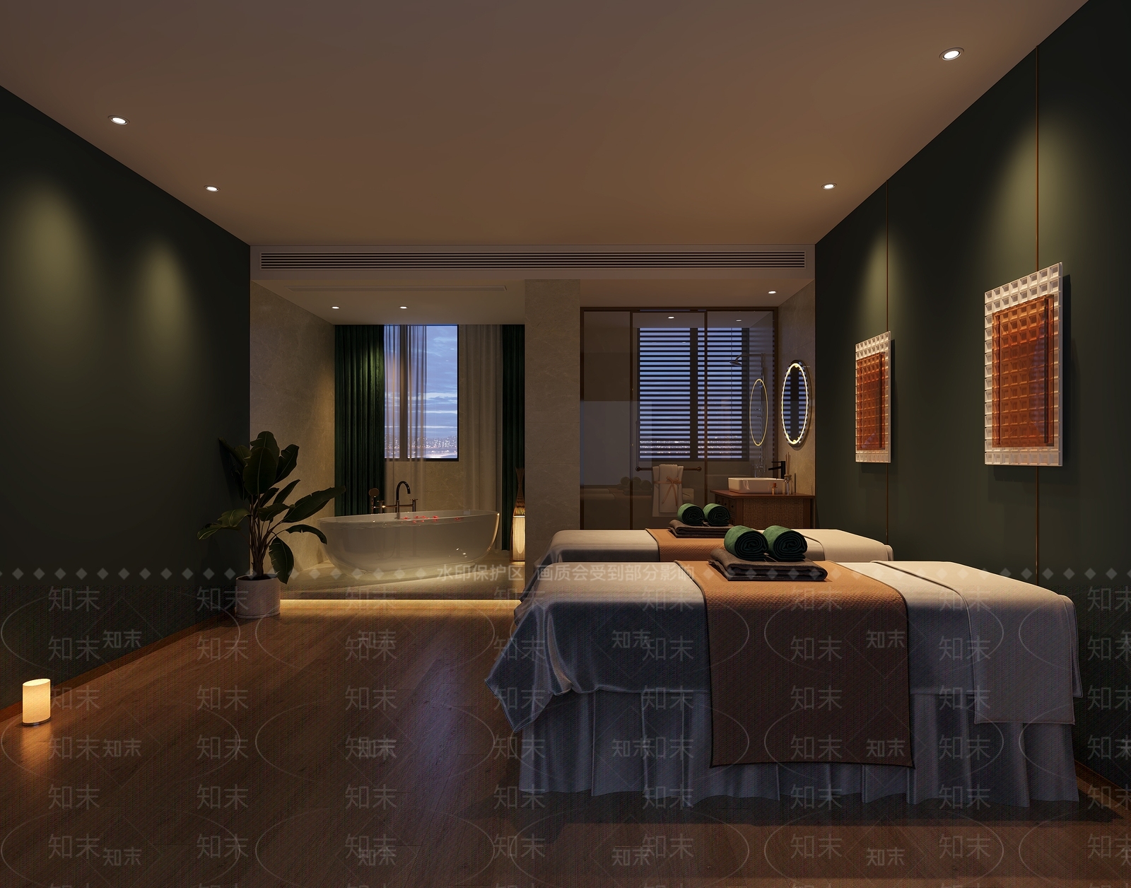 美容室包间3D模型下载【ID:1145172807】