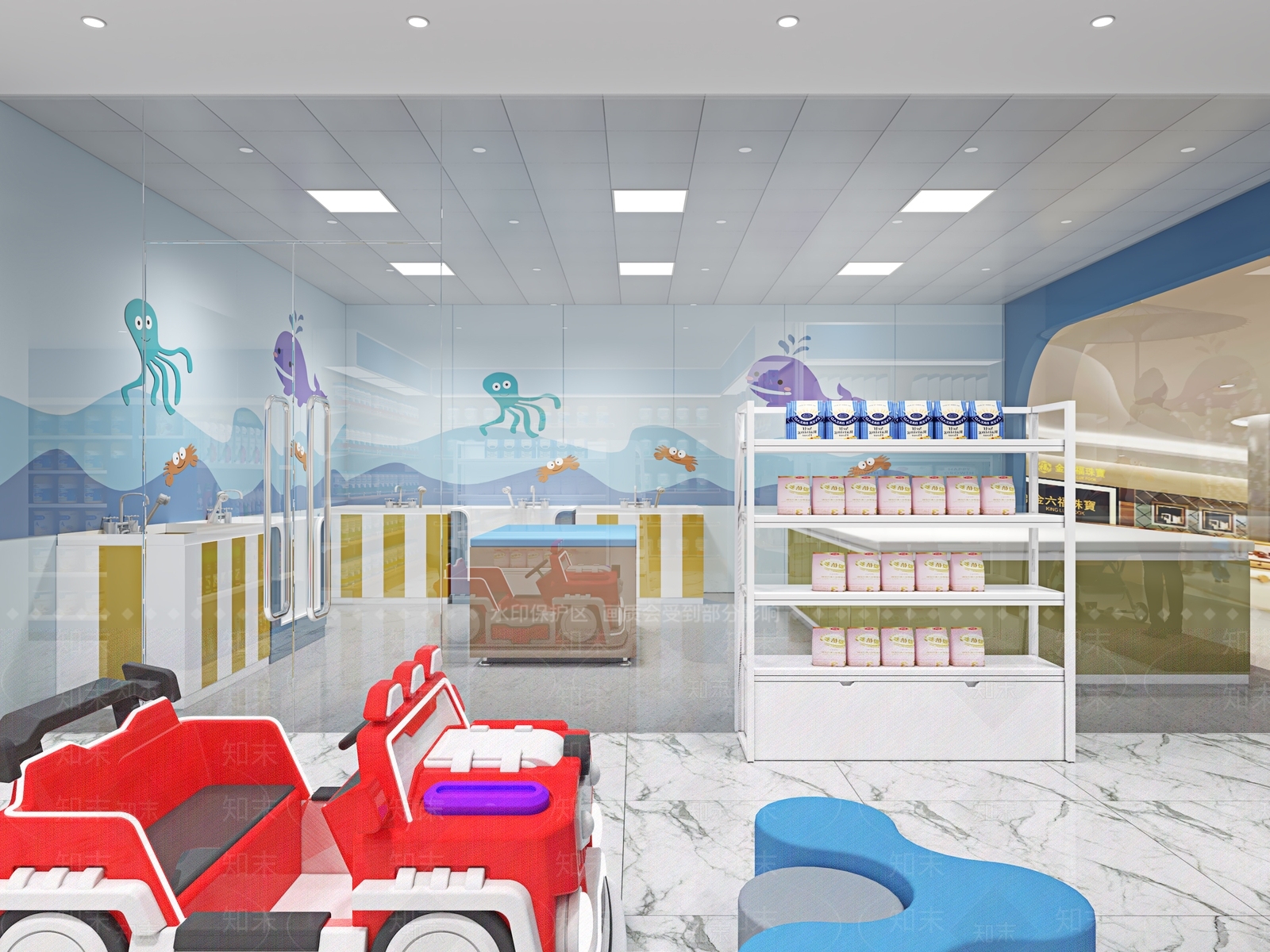 现代母婴店3D模型下载【ID:1145180210】