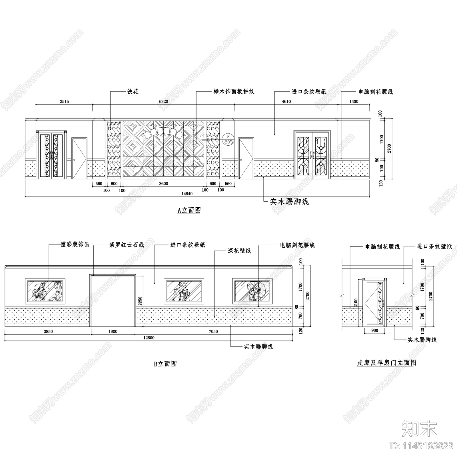 桑拿洗浴室内装饰详图cad施工图下载【ID:1145183823】