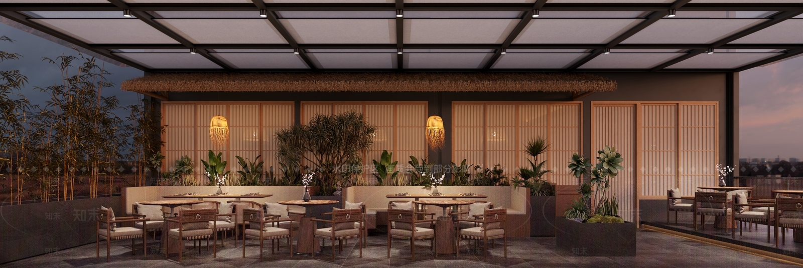 日韩餐厅3D模型下载【ID:1145186219】