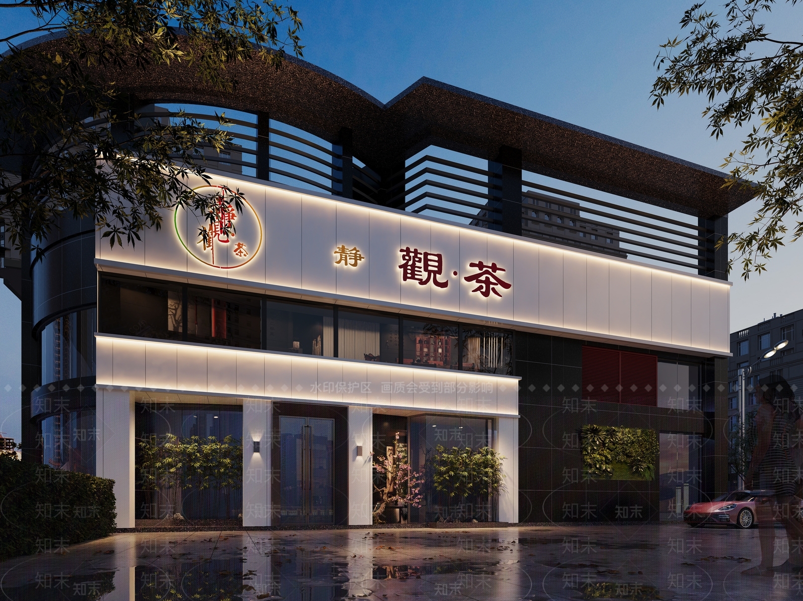 门头门面3D模型下载【ID:1145187091】