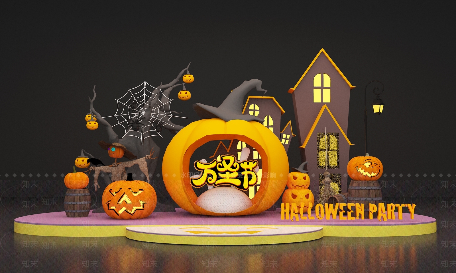 万圣节3D模型下载【ID:1145187226】