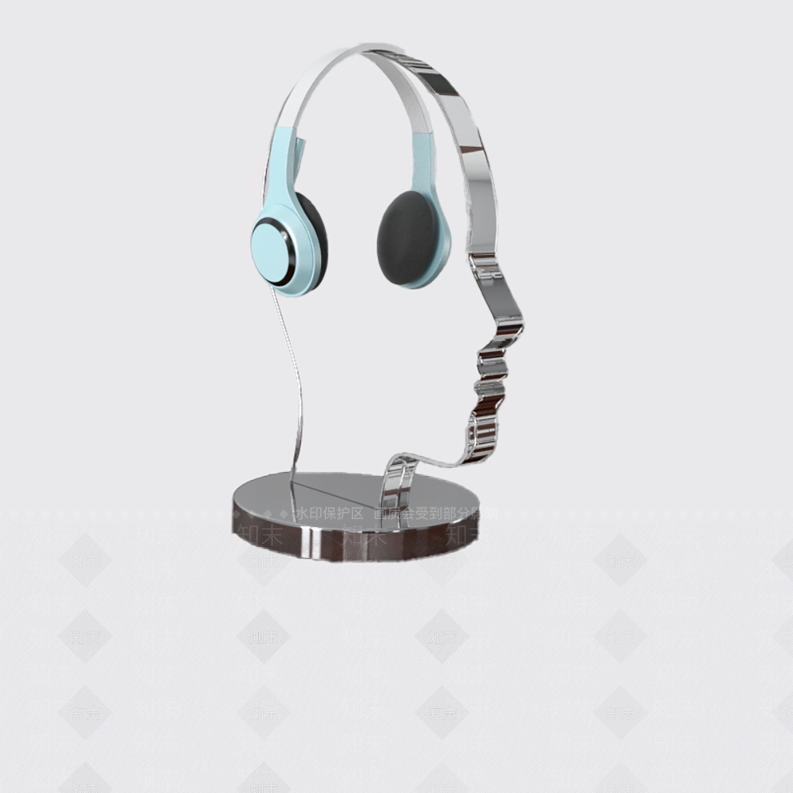 耳机头戴式耳机3D模型下载【ID:1145192191】